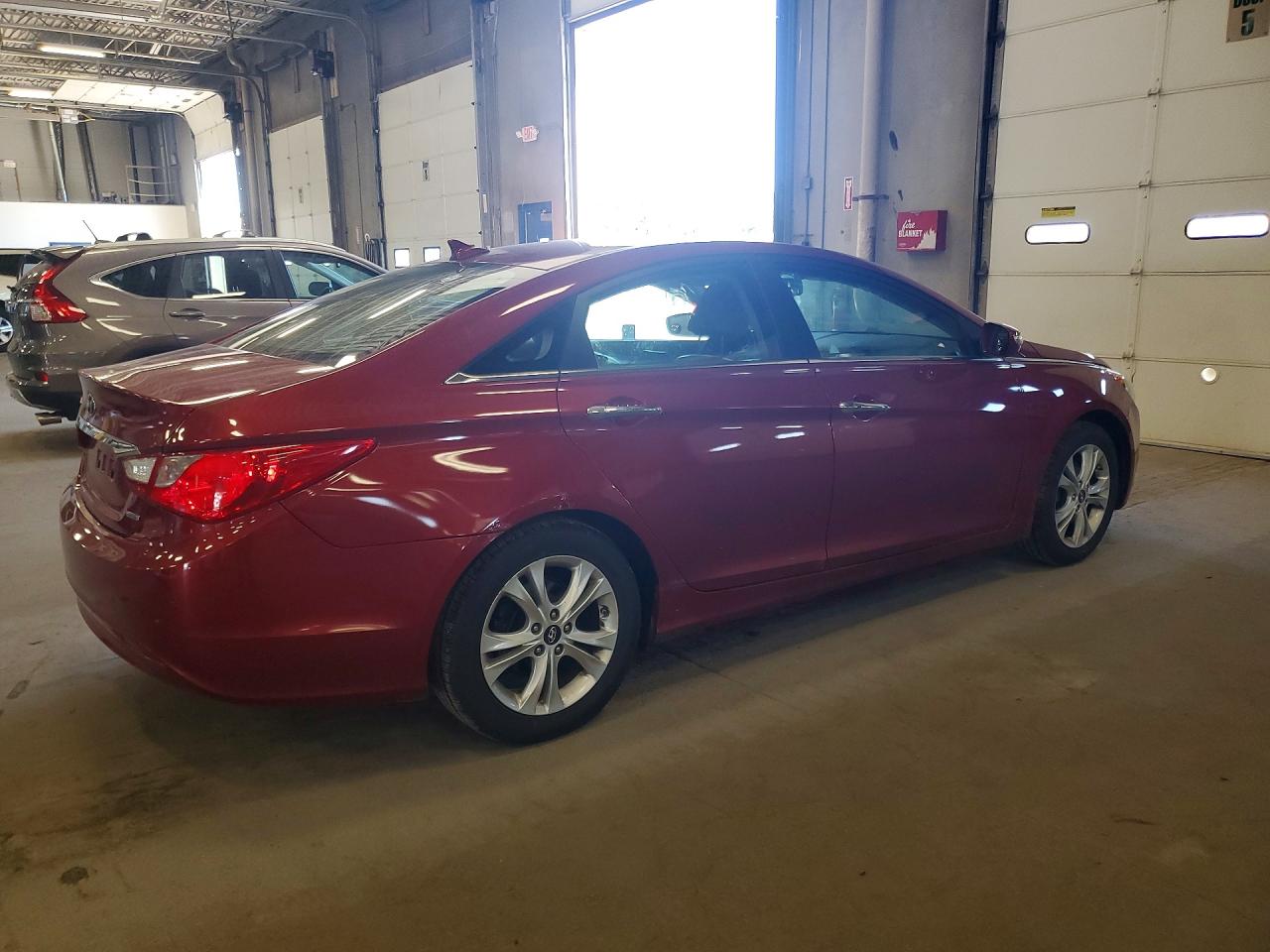 2011 Hyundai Sonata Limited Red vin: 5NPEC4AC5BH134067