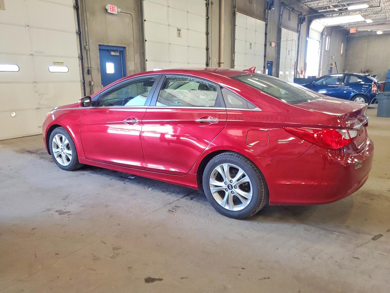 2011 Hyundai Sonata Limited Red vin: 5NPEC4AC5BH134067