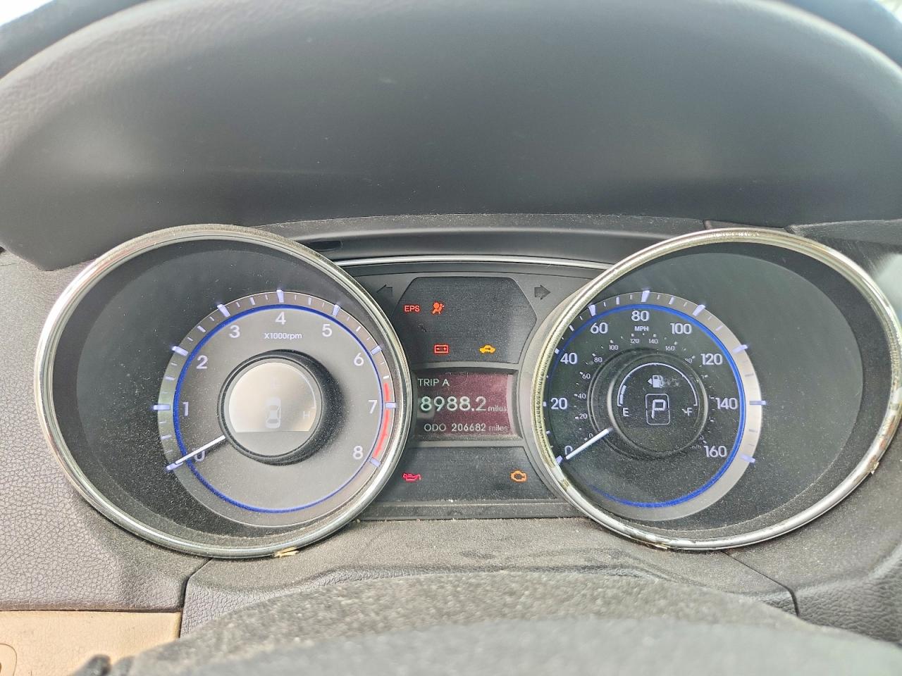 2011 Hyundai Sonata Limited Желто-коричневый vin: 5NPEC4AC5BH154951