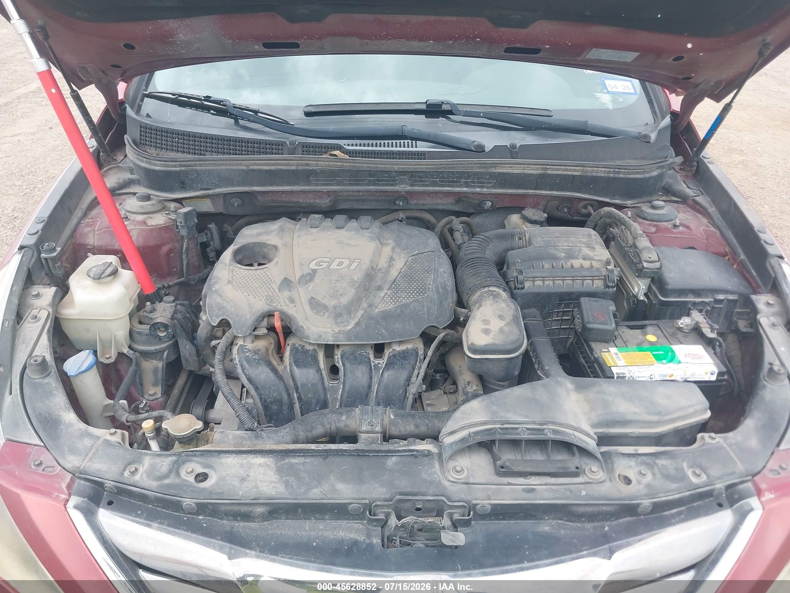 2011 Hyundai Sonata Se Red vin: 5NPEC4AC5BH172642