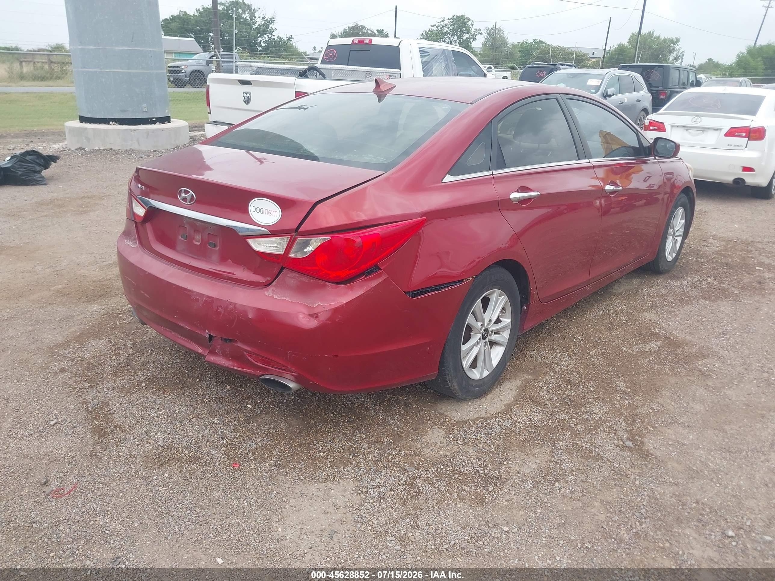 2011 Hyundai Sonata Se Red vin: 5NPEC4AC5BH172642
