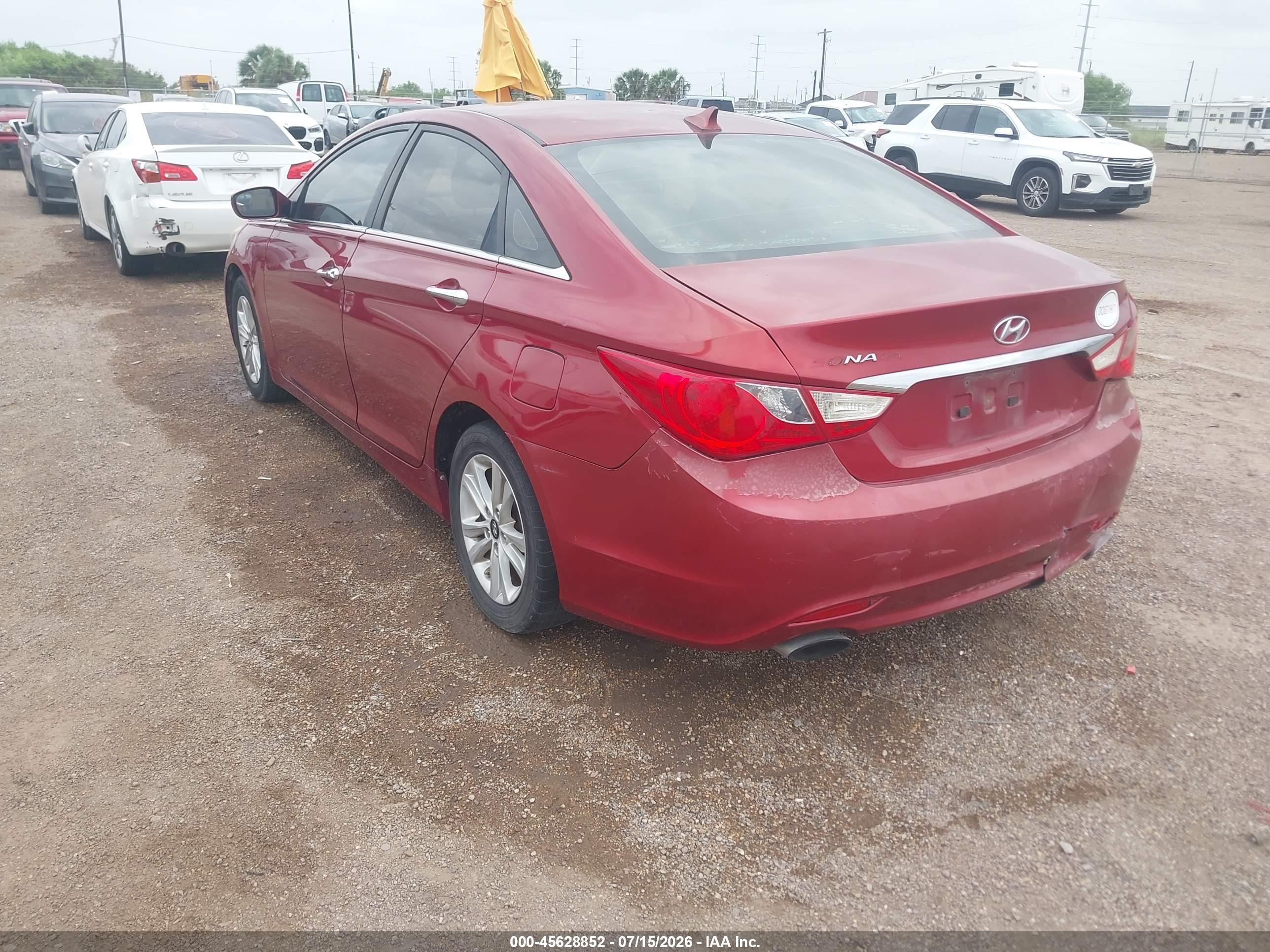 2011 Hyundai Sonata Se Red vin: 5NPEC4AC5BH172642