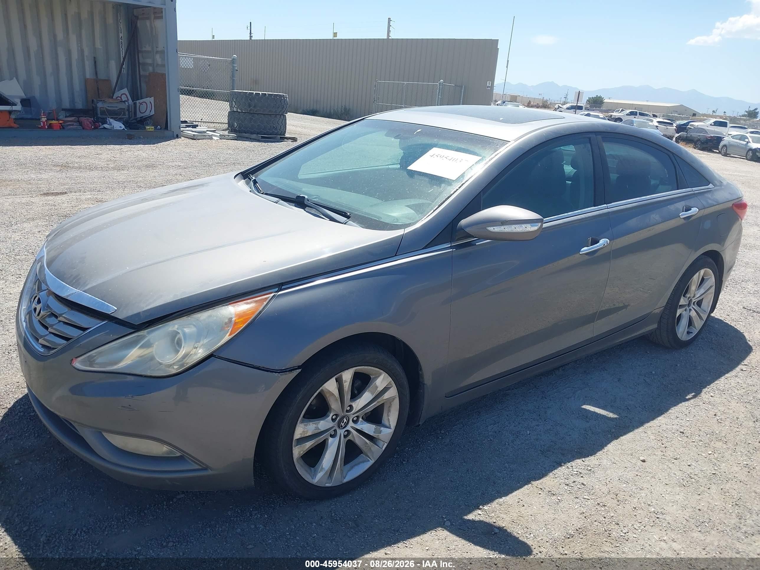 2011 Hyundai Sonata Limited Gray vin: 5NPEC4AC5BH233603