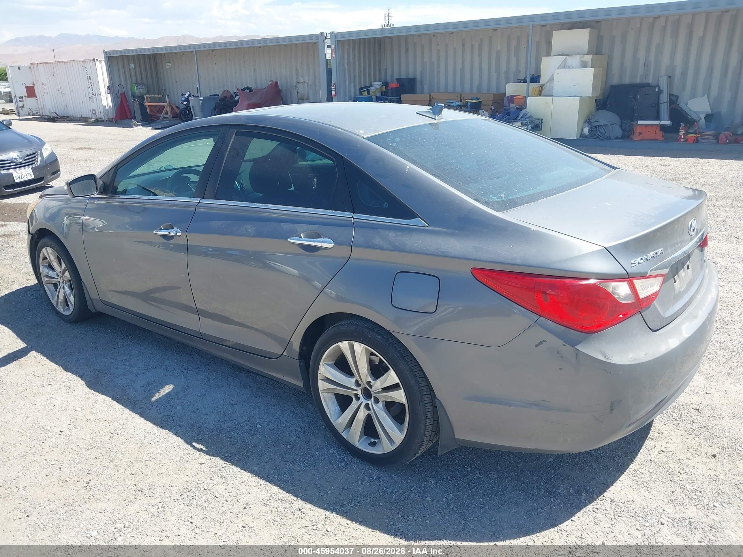 2011 Hyundai Sonata Limited Gray vin: 5NPEC4AC5BH233603