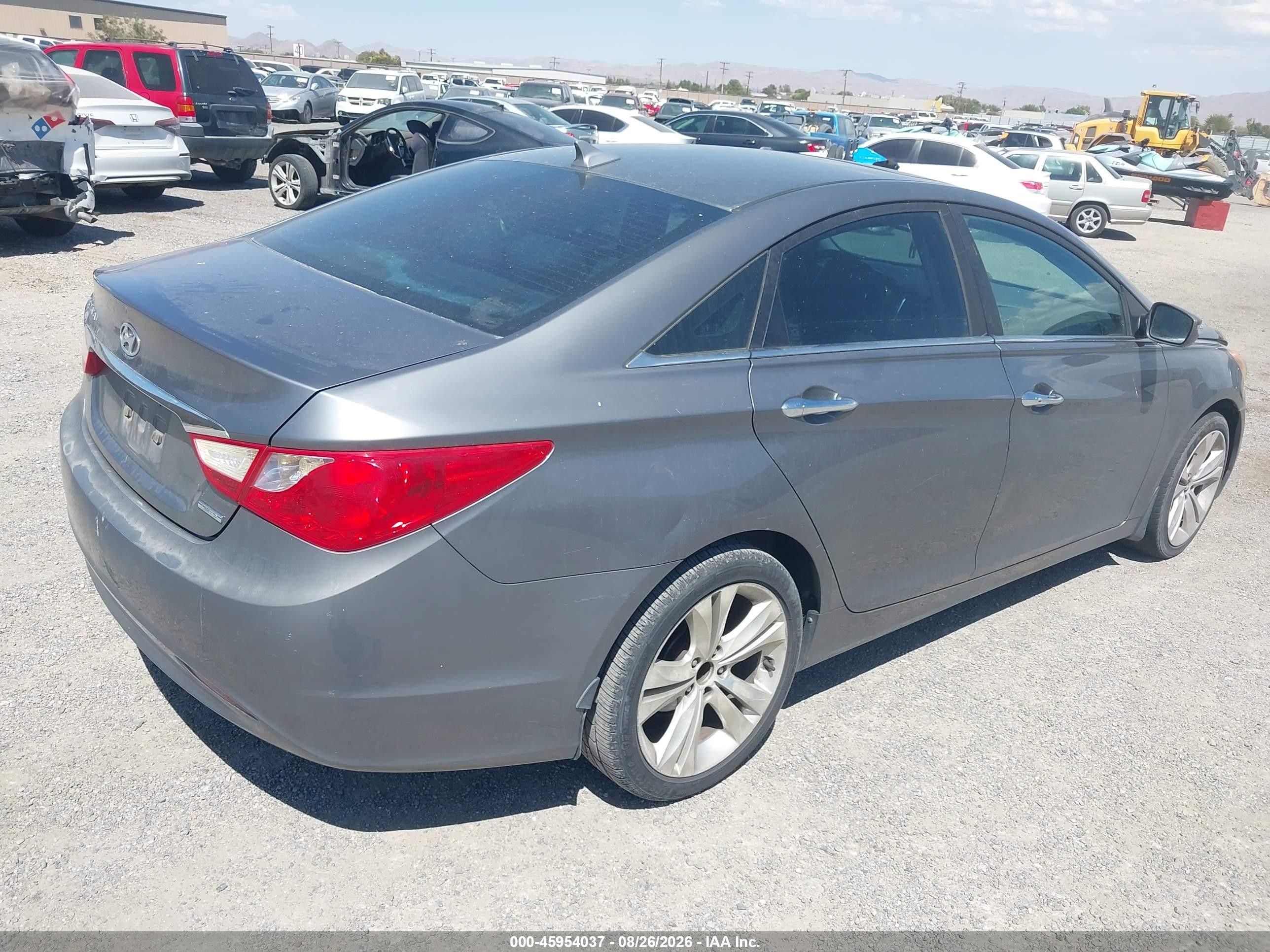 2011 Hyundai Sonata Limited Gray vin: 5NPEC4AC5BH233603