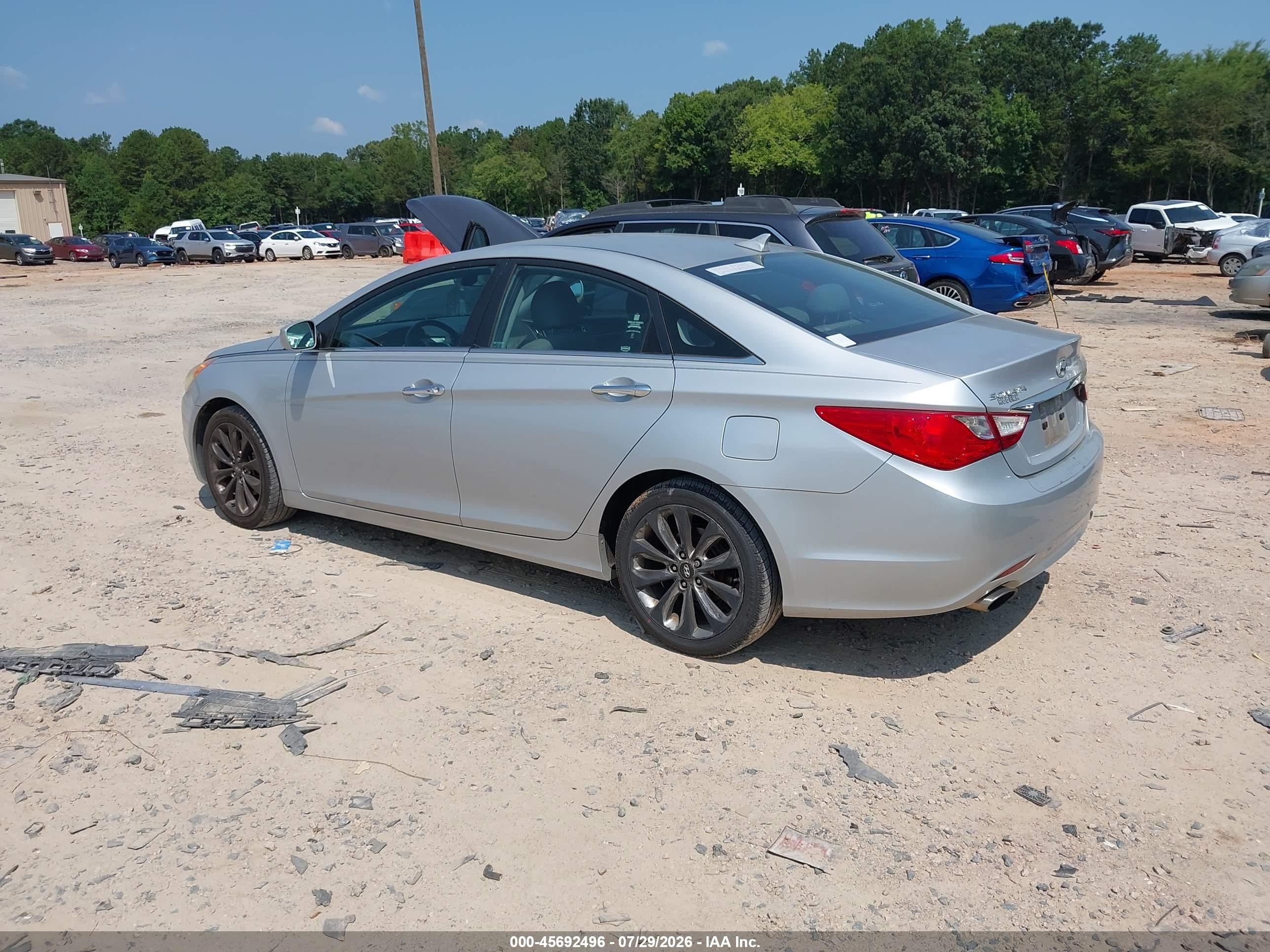 2011 Hyundai Sonata Se Silver vin: 5NPEC4AC5BH235626
