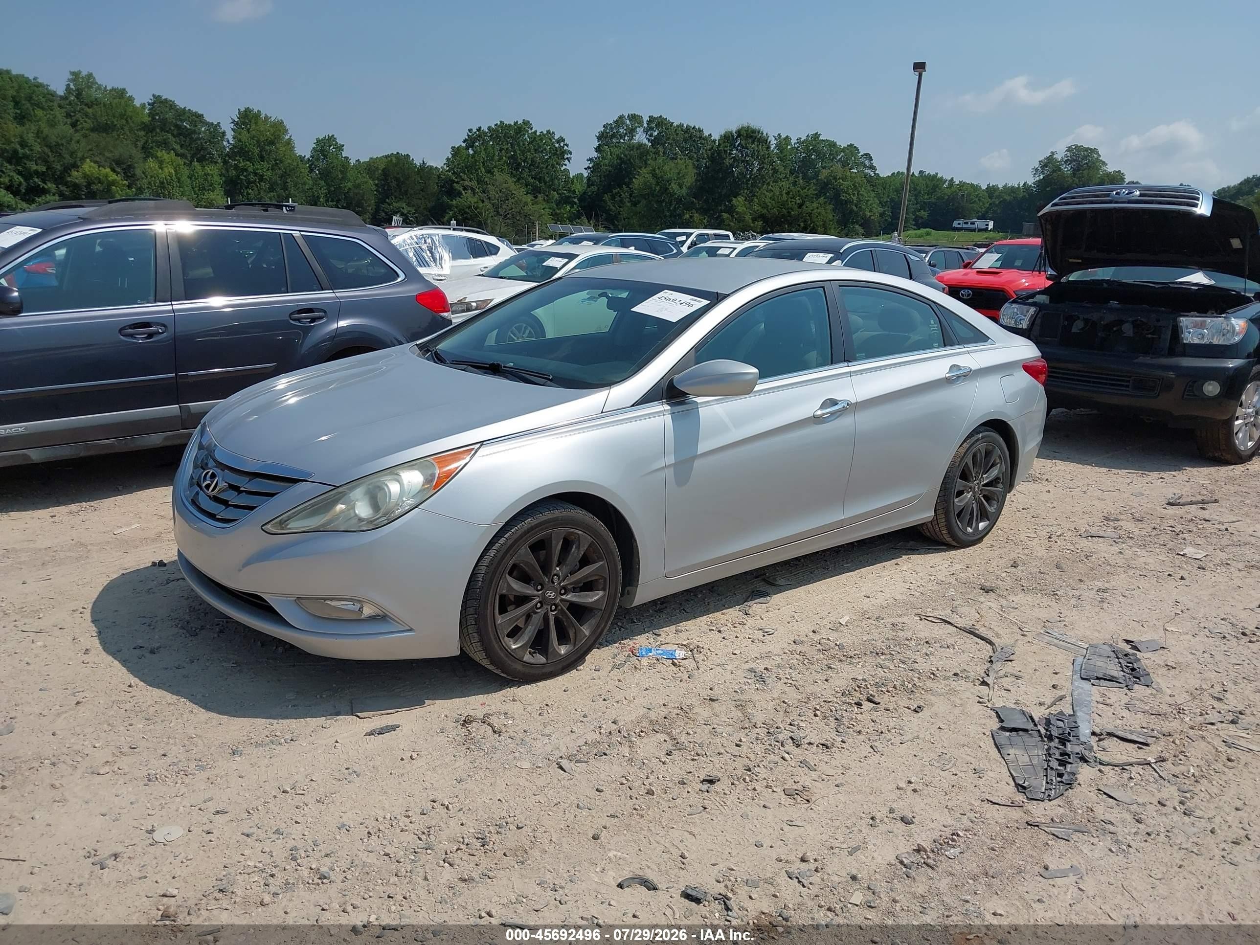 2011 Hyundai Sonata Se Silver vin: 5NPEC4AC5BH235626