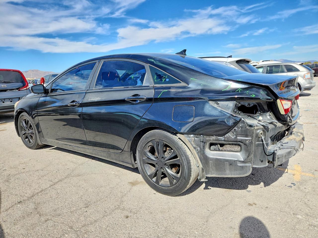 2011 Hyundai Sonata Limited Black vin: 5NPEC4AC5BH264317
