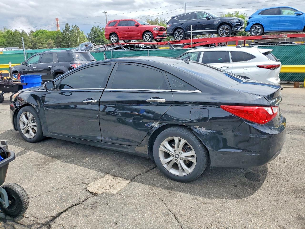 2011 Hyundai Sonata Limited Black vin: 5NPEC4AC5BH269033