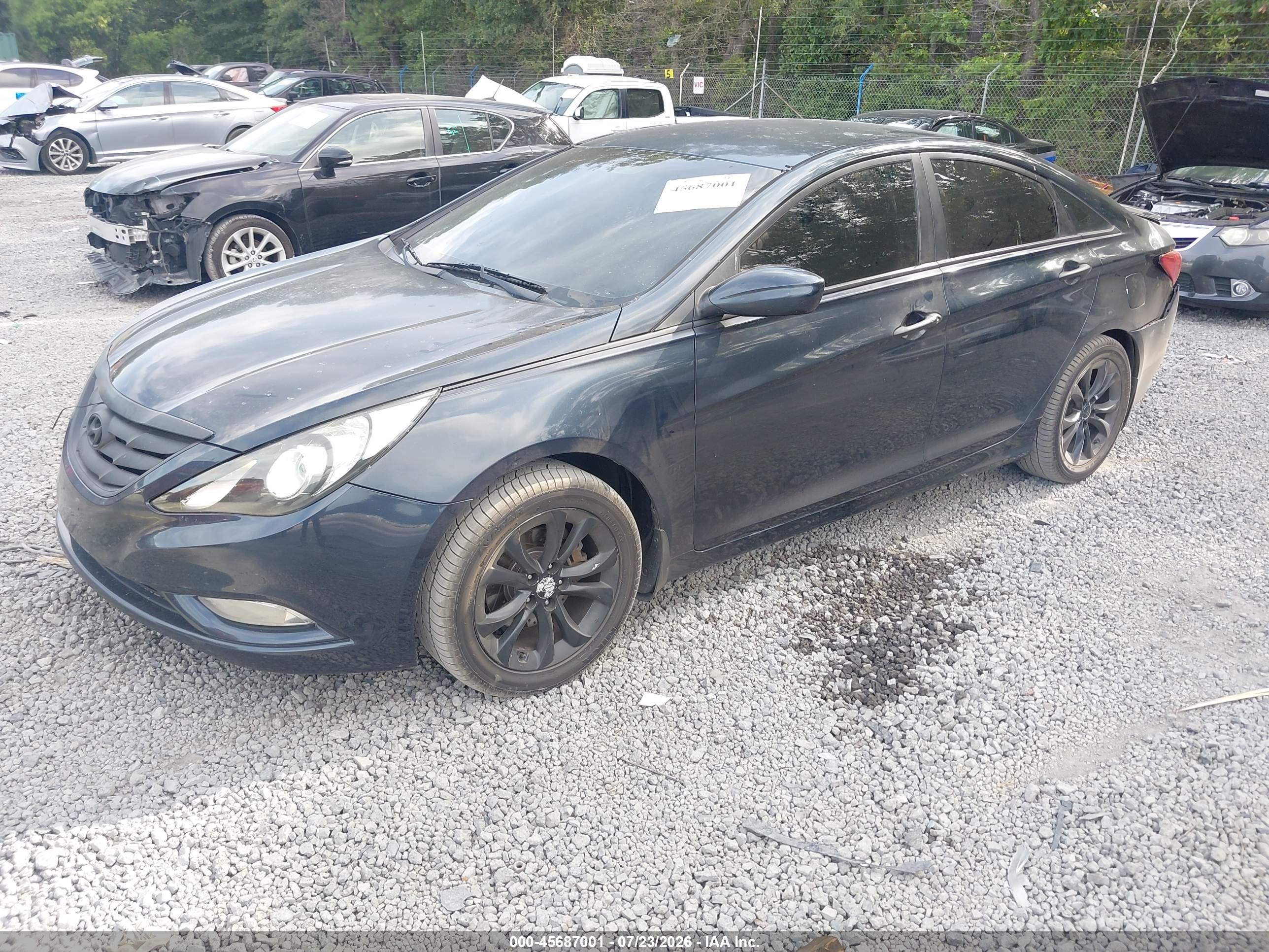 2011 Hyundai Sonata Se Black vin: 5NPEC4AC5BH281070