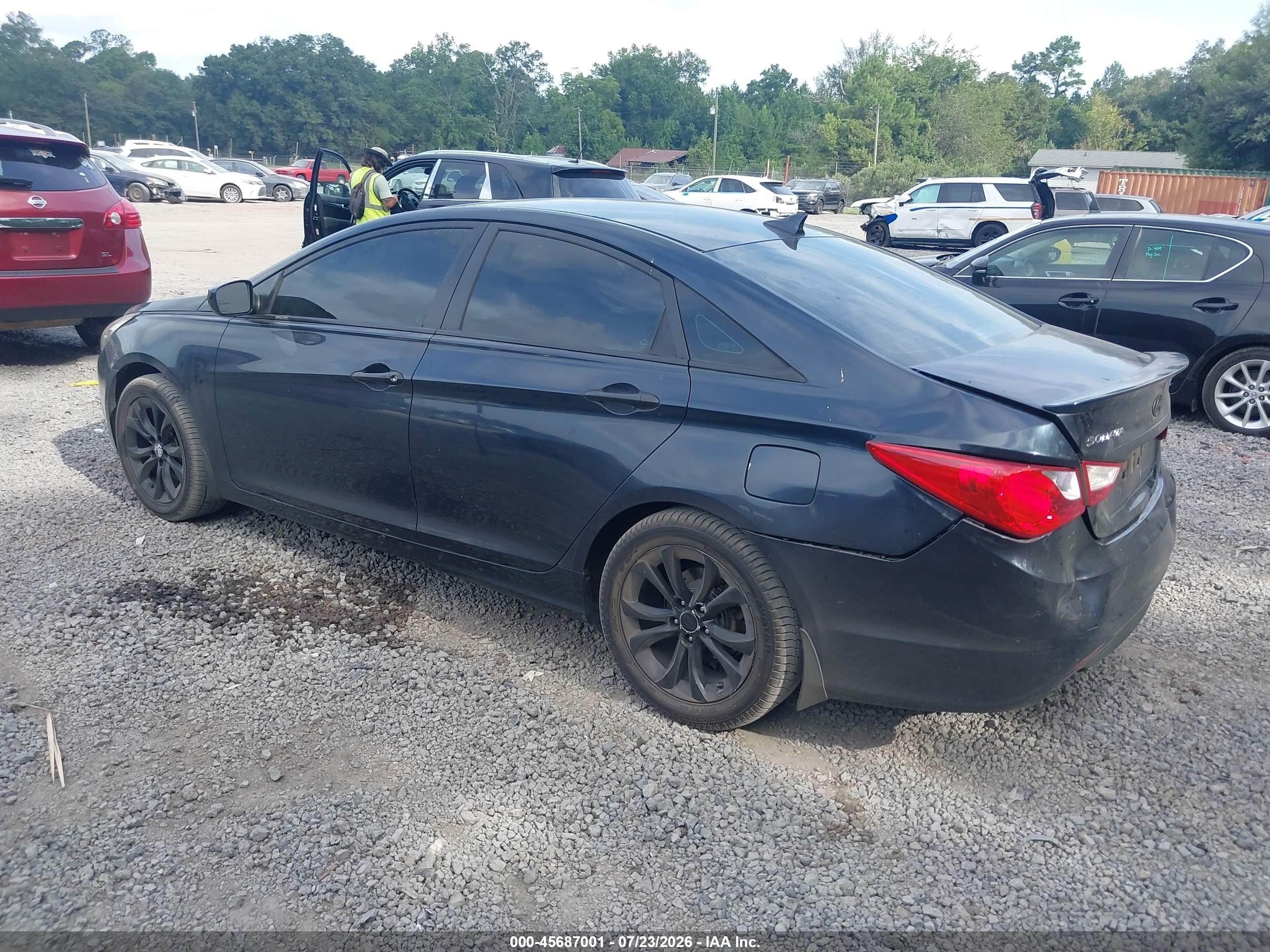 2011 Hyundai Sonata Se Black vin: 5NPEC4AC5BH281070