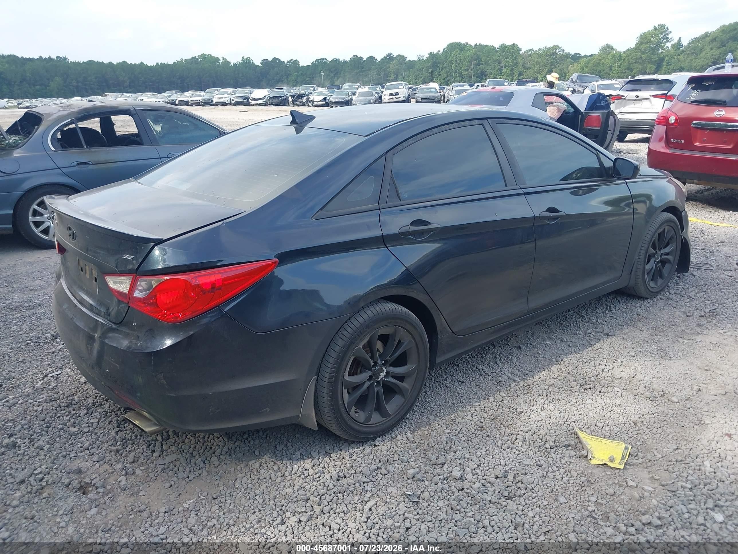 2011 Hyundai Sonata Se Black vin: 5NPEC4AC5BH281070