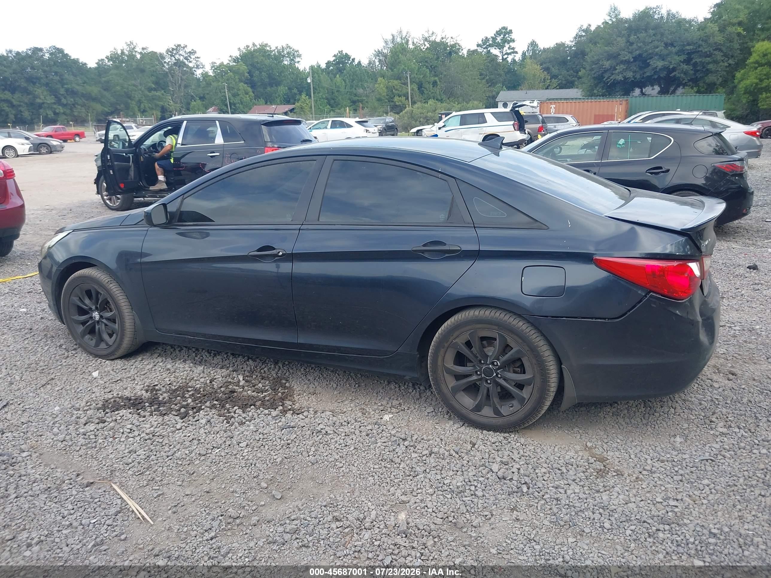 2011 Hyundai Sonata Se Black vin: 5NPEC4AC5BH281070