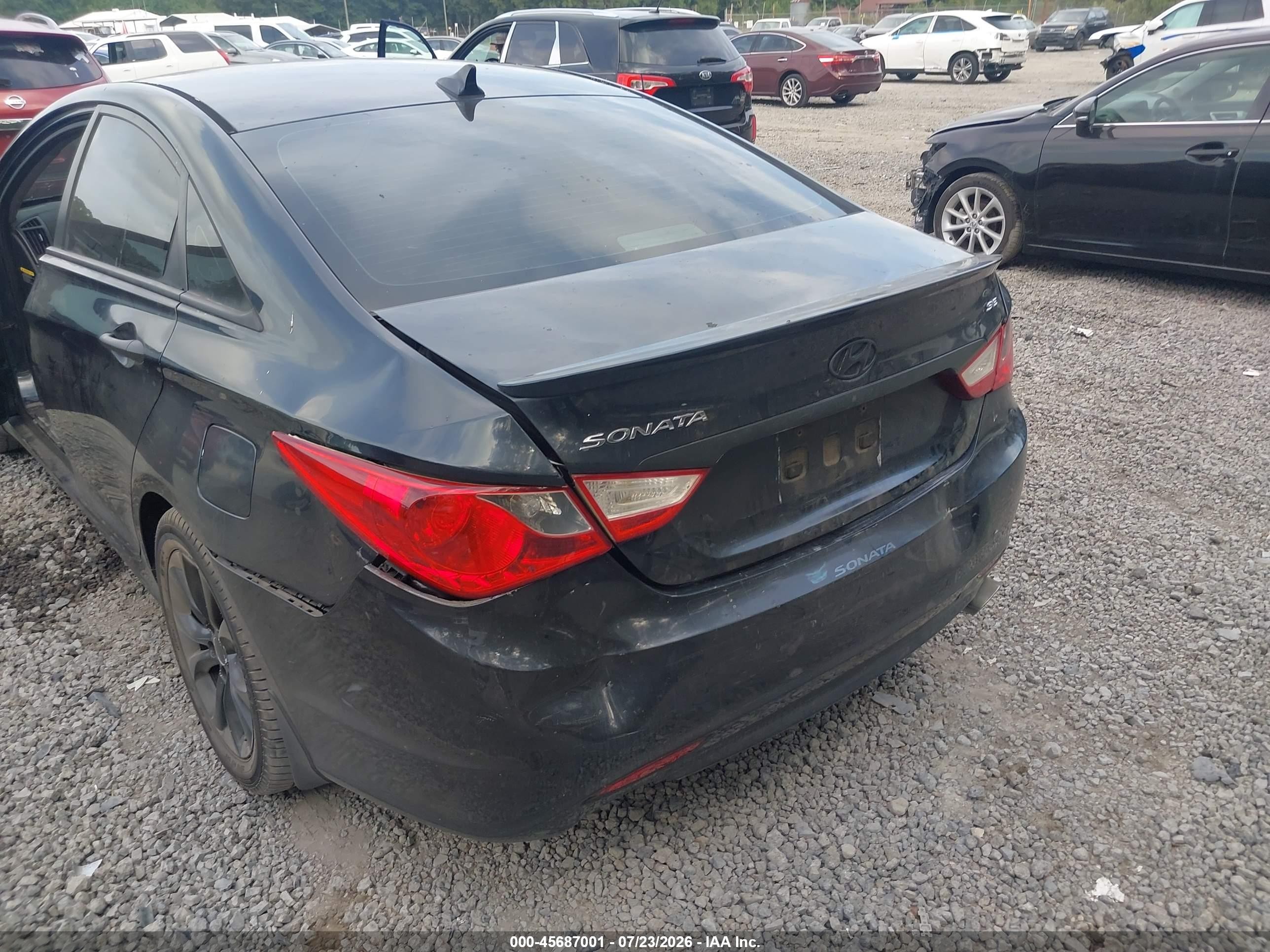 2011 Hyundai Sonata Se Black vin: 5NPEC4AC5BH281070