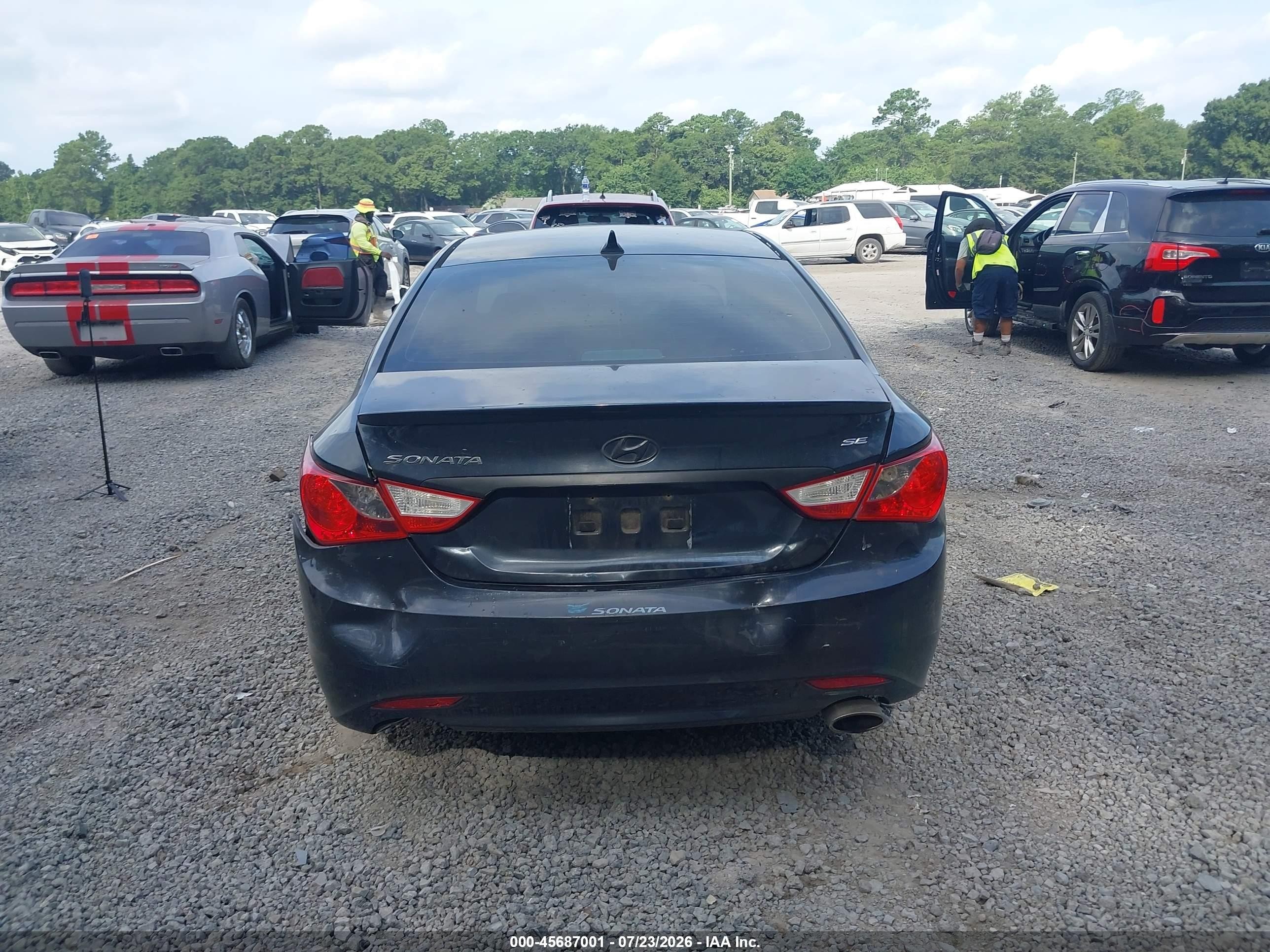 2011 Hyundai Sonata Se Black vin: 5NPEC4AC5BH281070