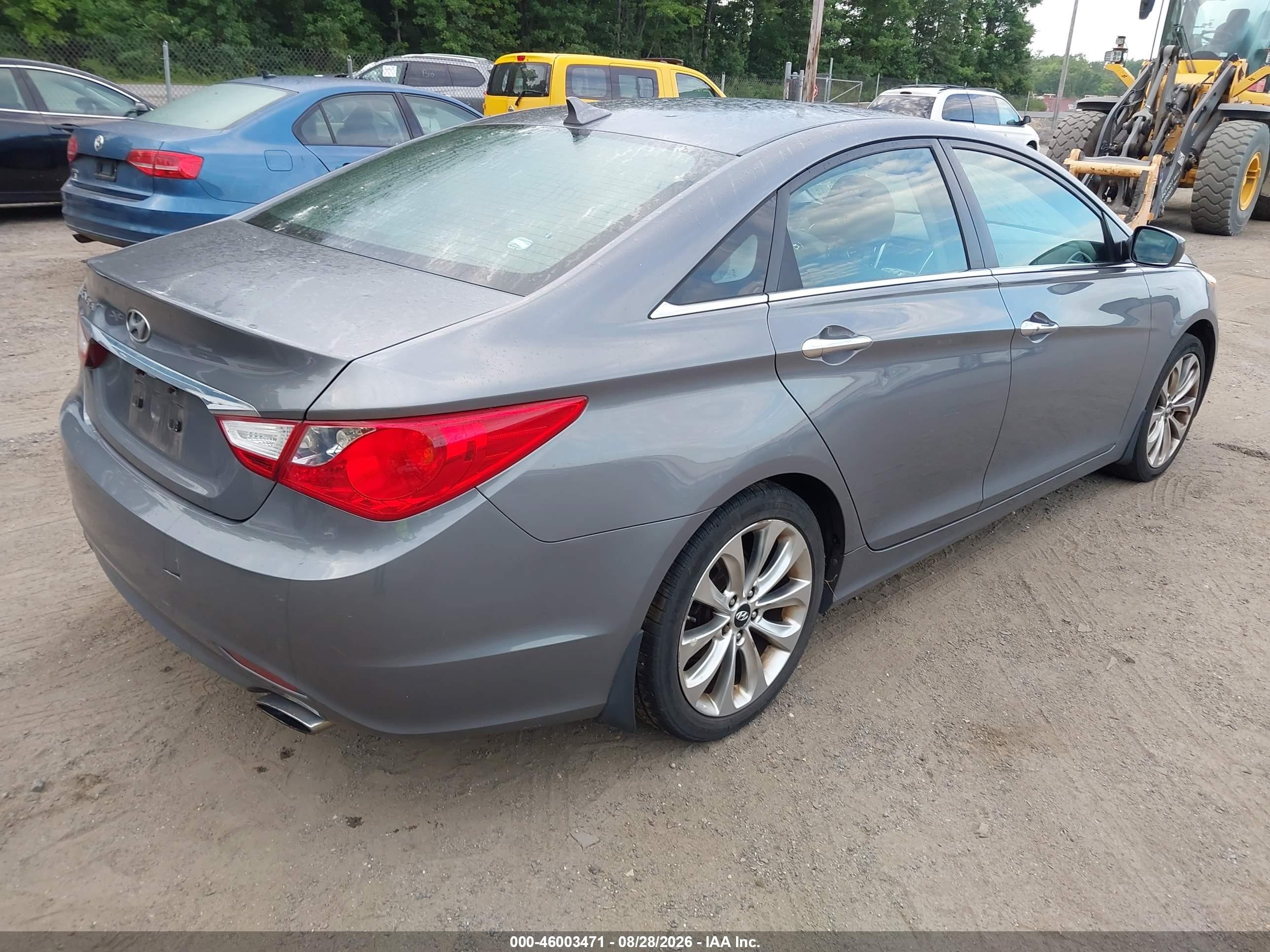 2011 Hyundai Sonata Se Gray vin: 5NPEC4AC5BH284390