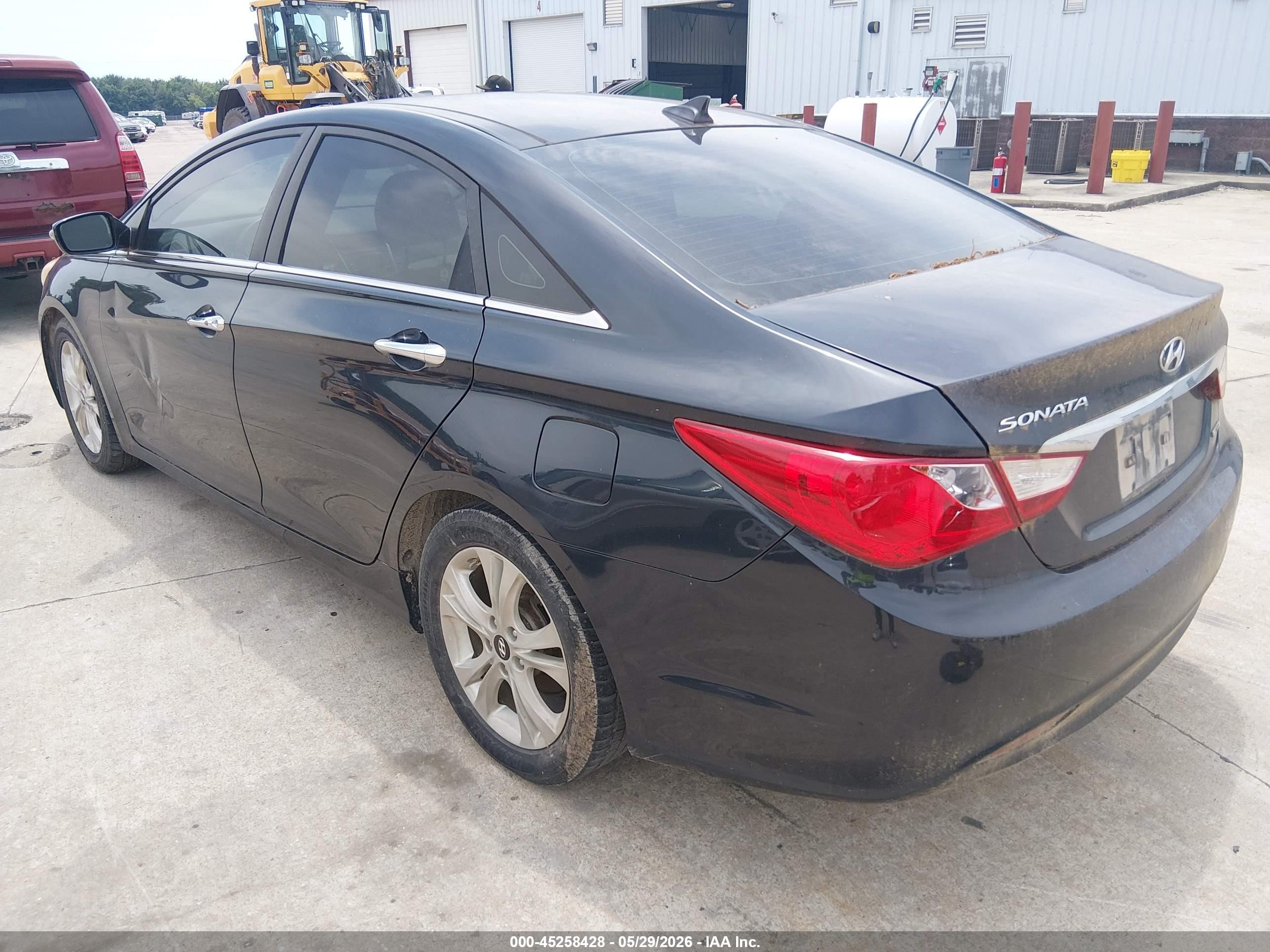 2012 Hyundai Sonata Limited Blue vin: 5NPEC4AC5CH330933