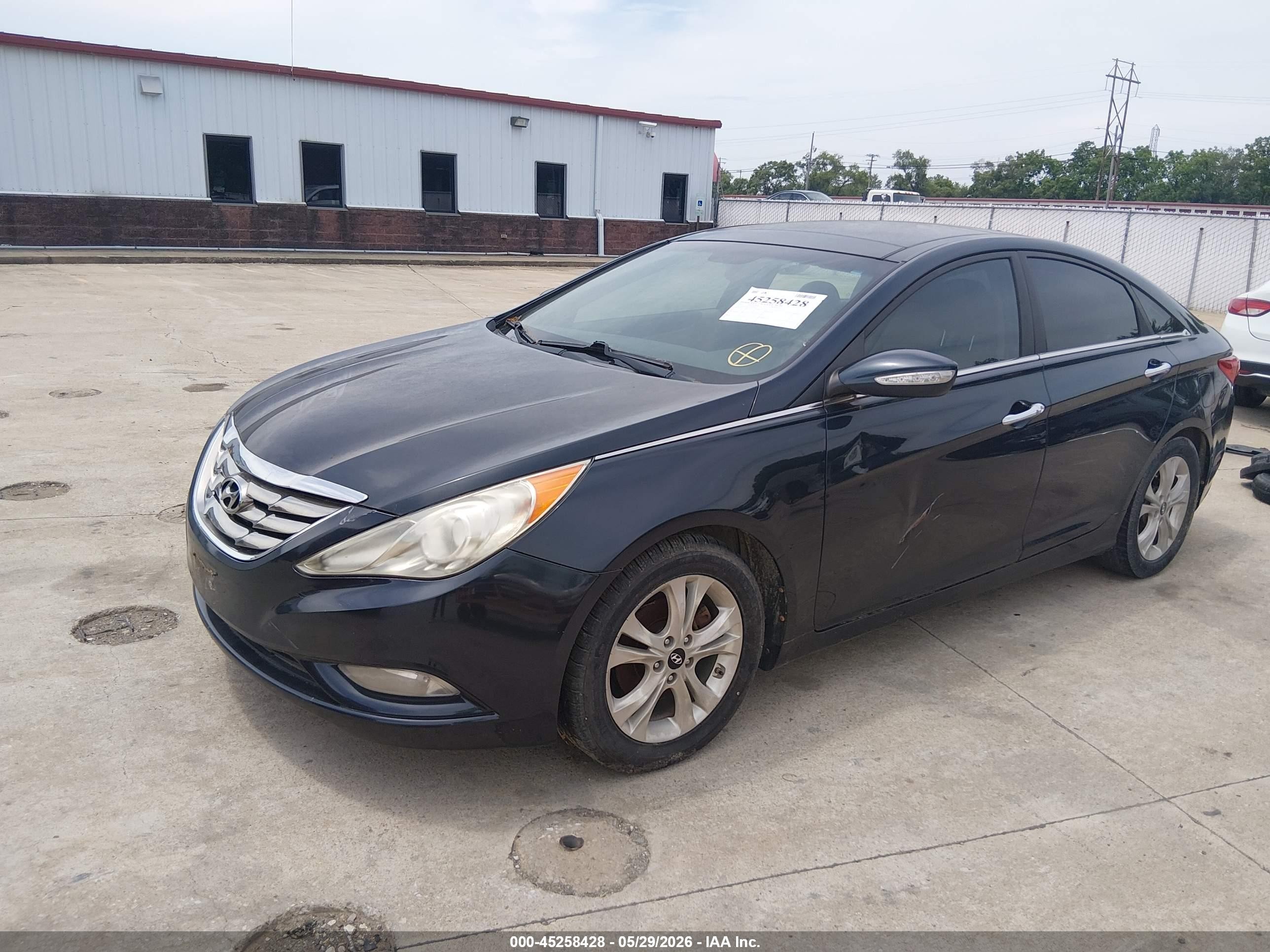 2012 Hyundai Sonata Limited Blue vin: 5NPEC4AC5CH330933