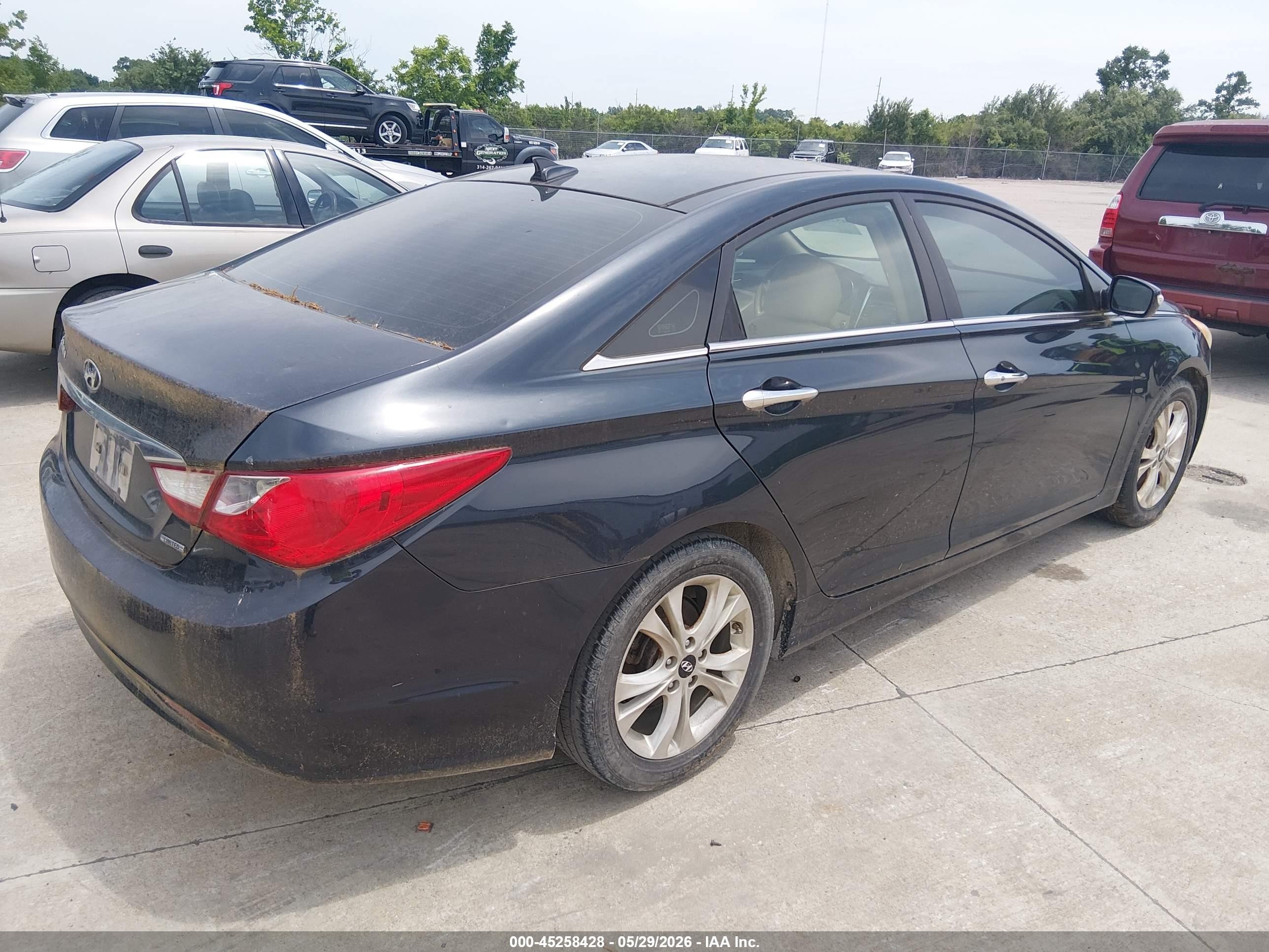 2012 Hyundai Sonata Limited Blue vin: 5NPEC4AC5CH330933