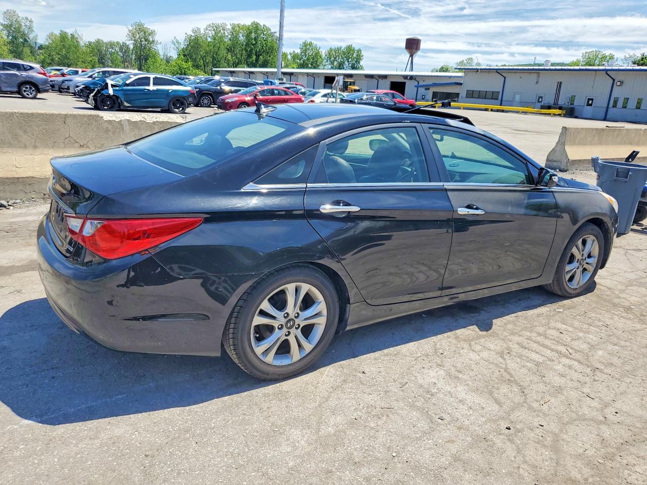 2012 Hyundai Sonata Limited Black vin: 5NPEC4AC5CH343181