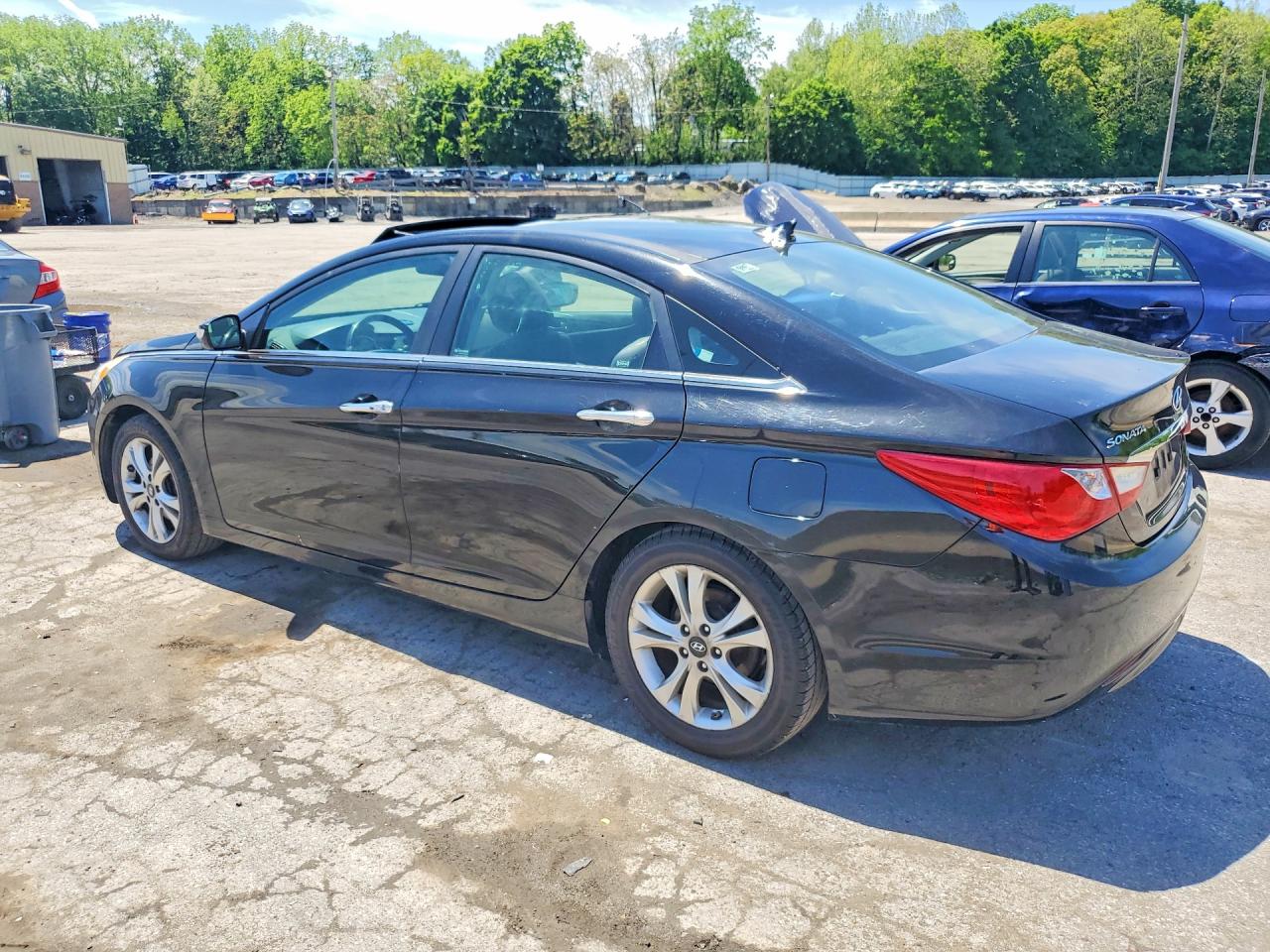 2012 Hyundai Sonata Limited Black vin: 5NPEC4AC5CH343181
