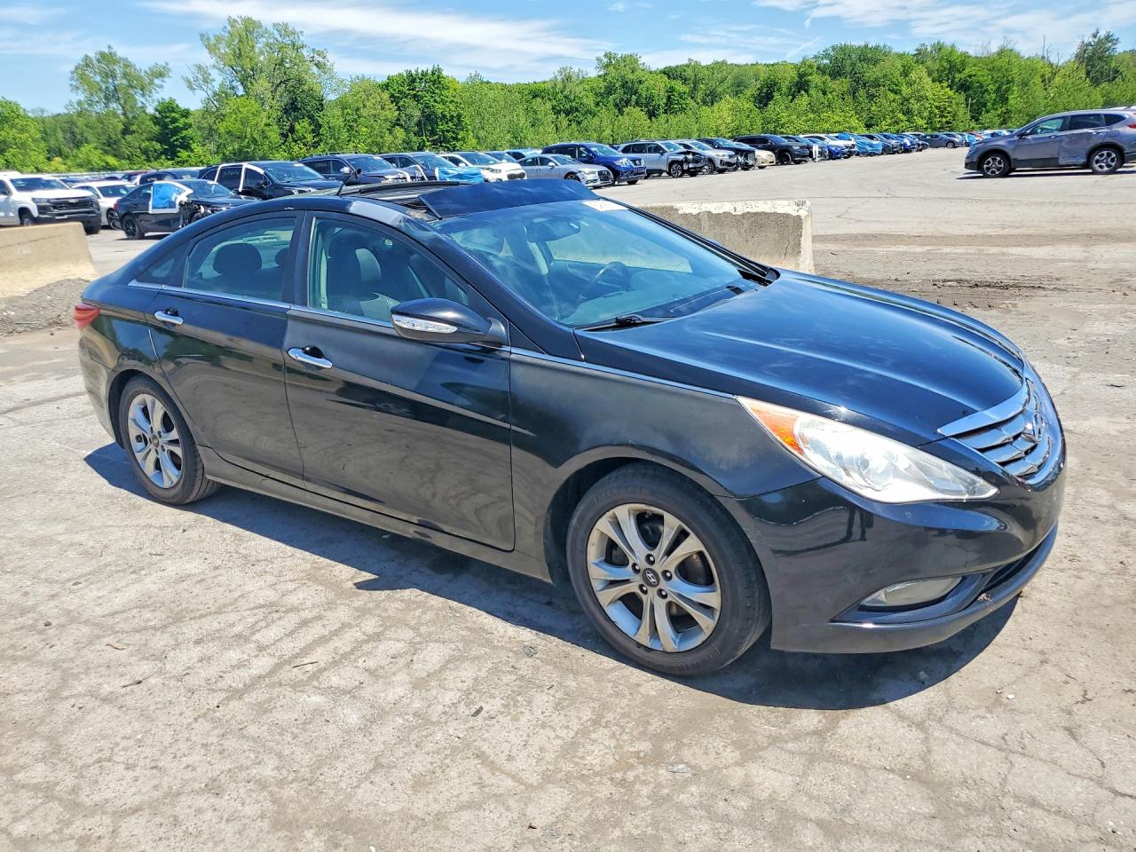 2012 Hyundai Sonata Limited Black vin: 5NPEC4AC5CH343181