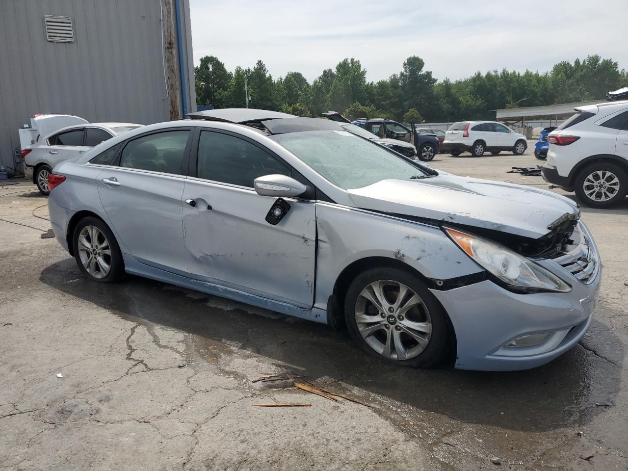 2012 Hyundai Sonata Limited Blue vin: 5NPEC4AC5CH359896