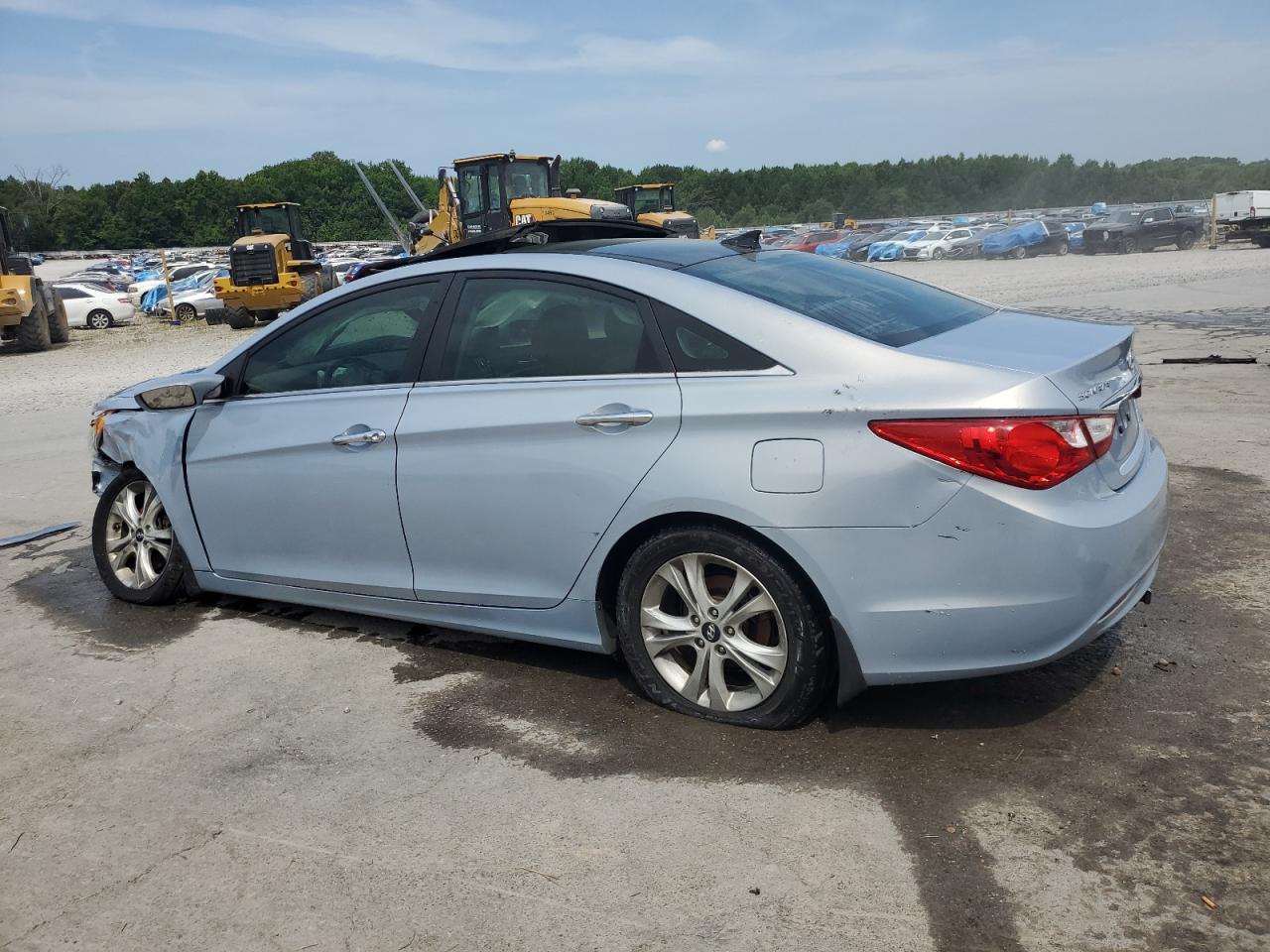 2012 Hyundai Sonata Limited Blue vin: 5NPEC4AC5CH359896