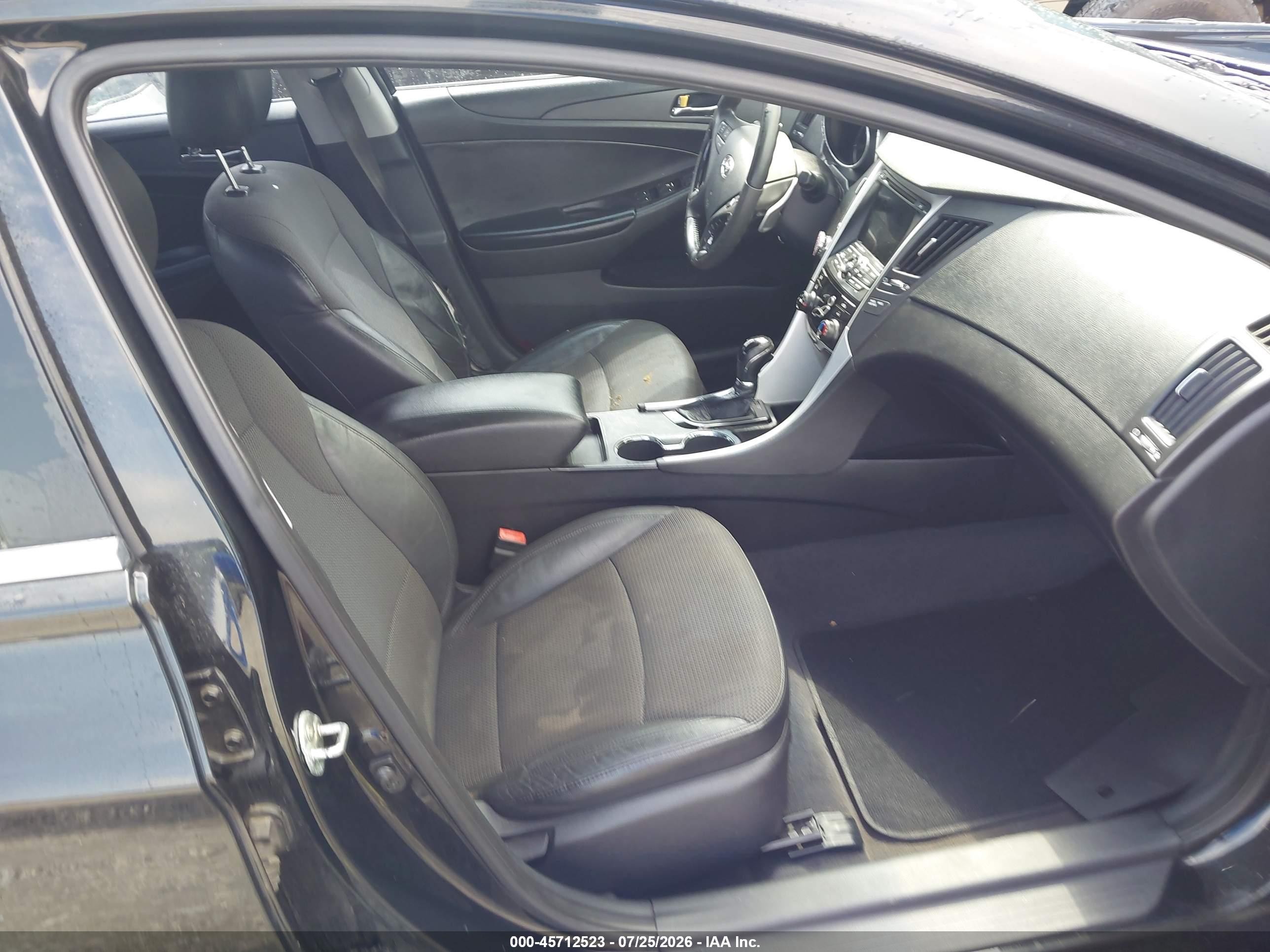 2012 Hyundai Sonata Se Черный vin: 5NPEC4AC5CH368923
