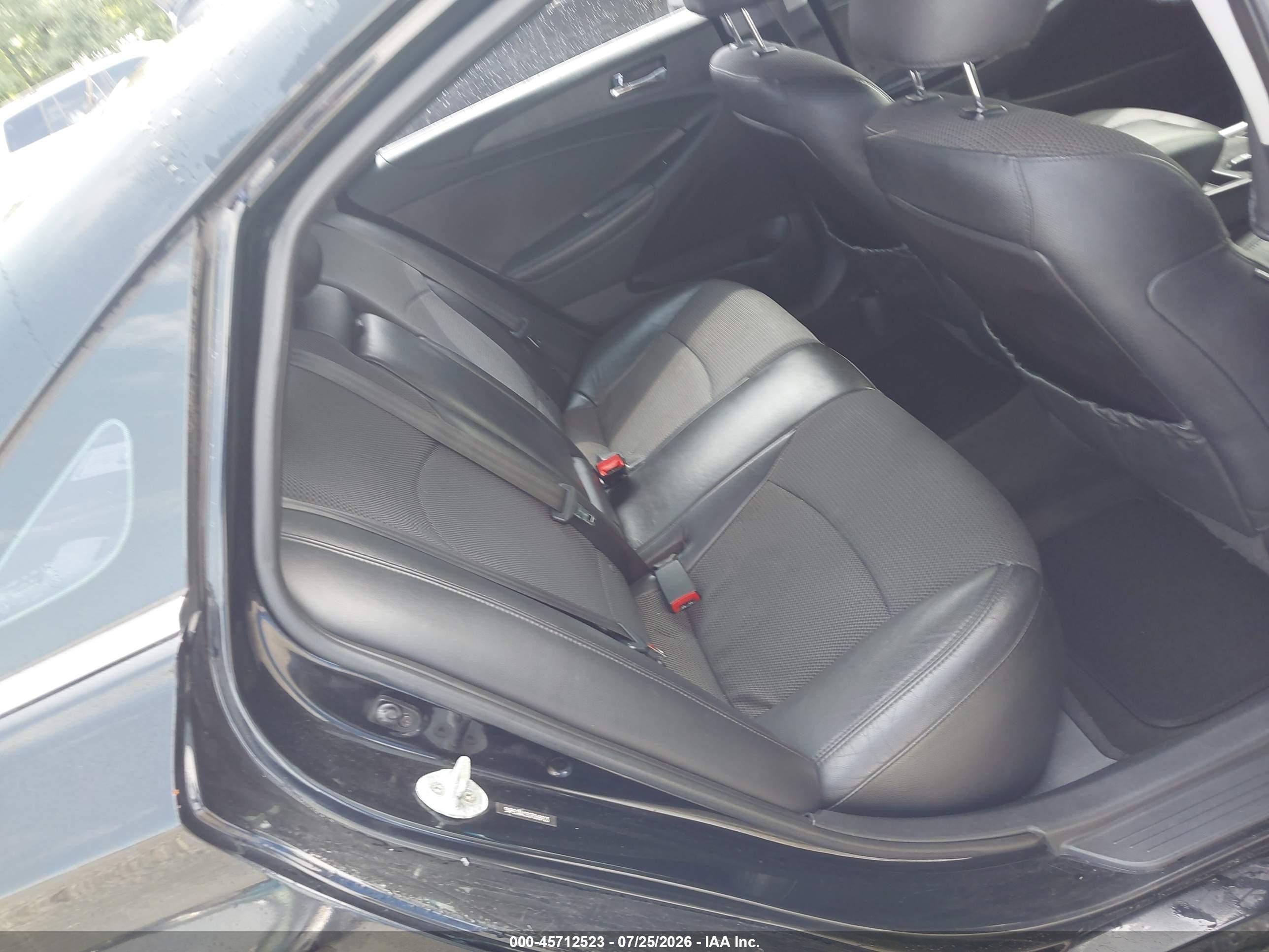 2012 Hyundai Sonata Se Черный vin: 5NPEC4AC5CH368923