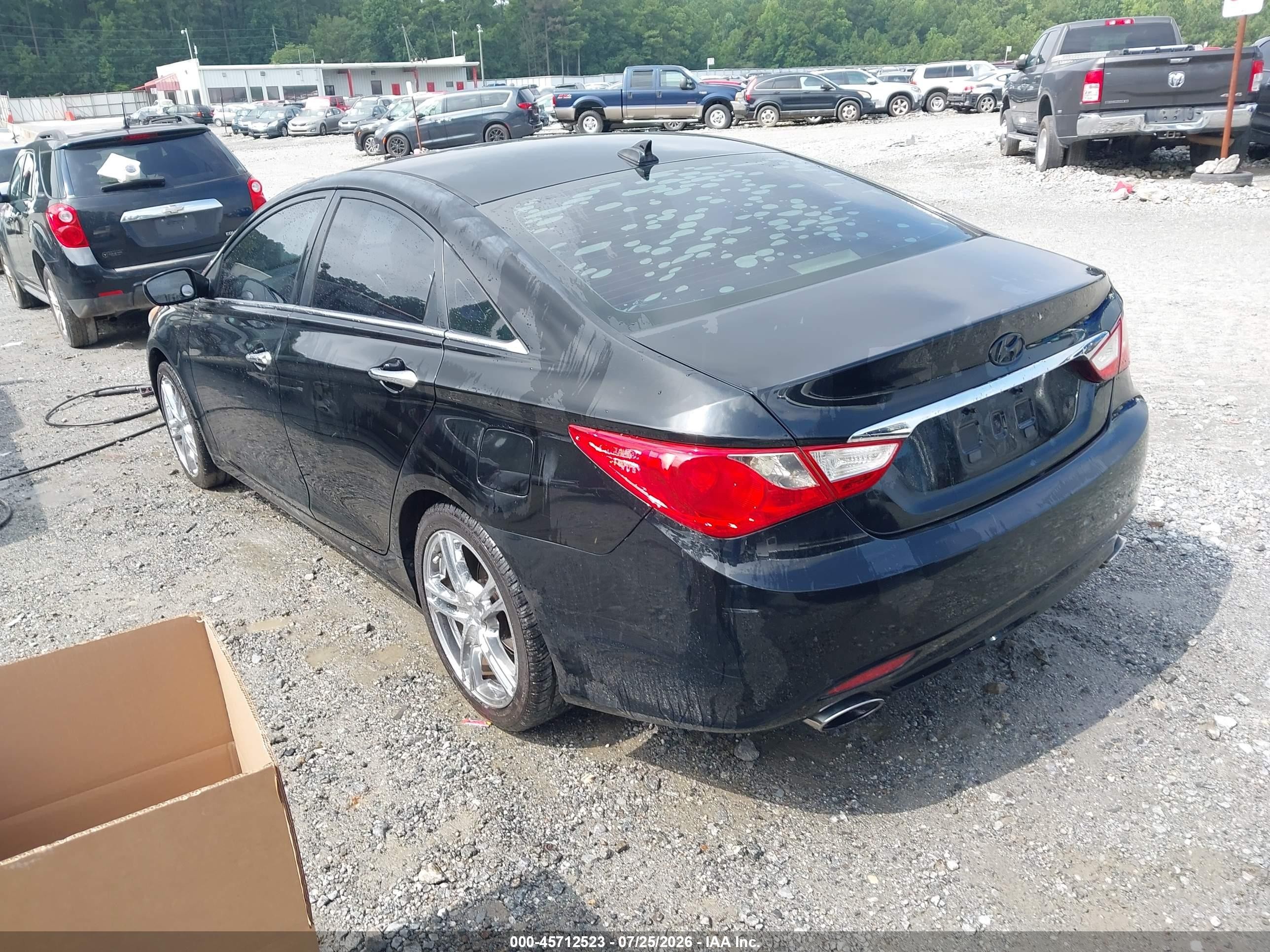 2012 Hyundai Sonata Se Черный vin: 5NPEC4AC5CH368923