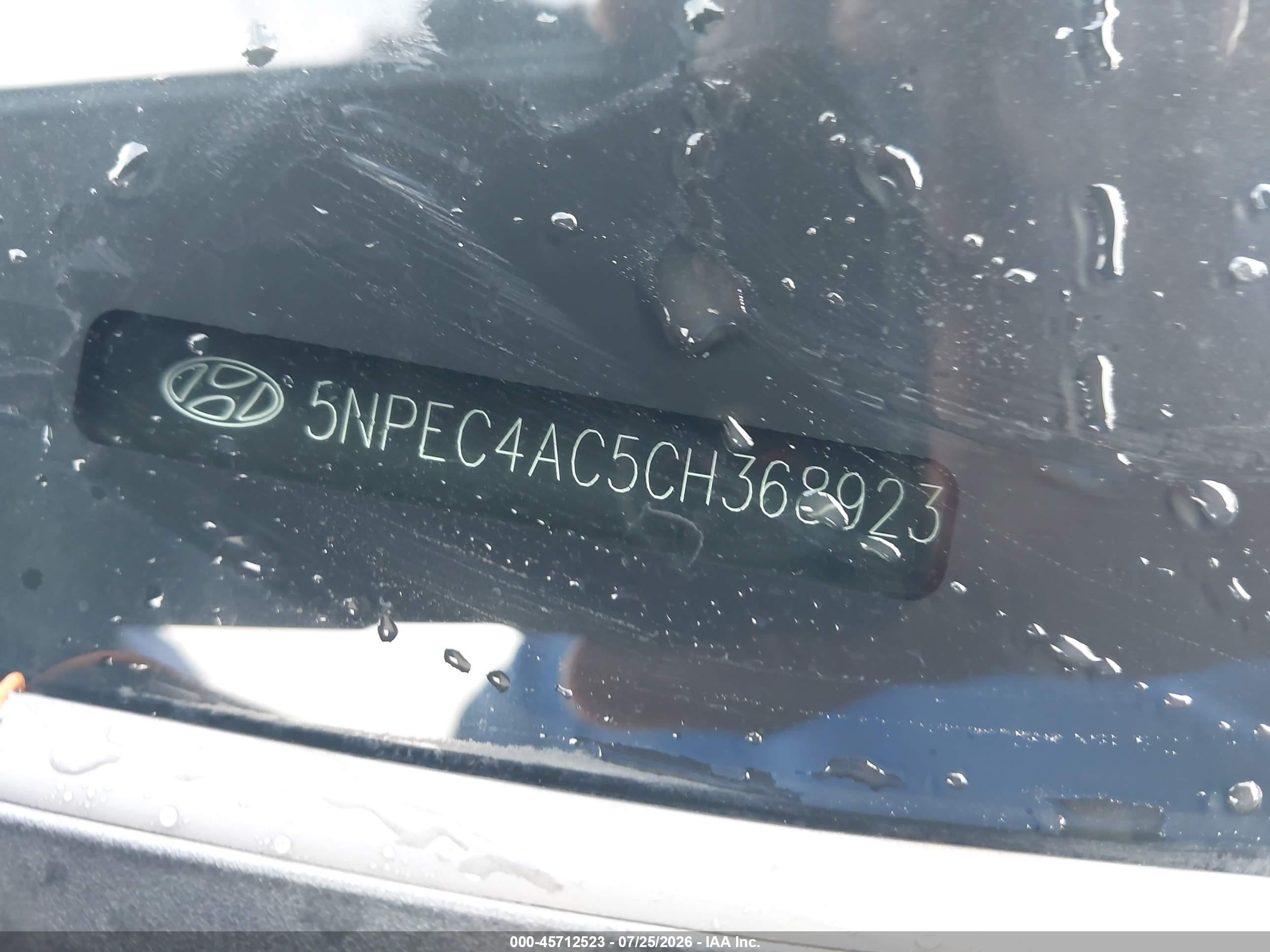 2012 Hyundai Sonata Se Черный vin: 5NPEC4AC5CH368923