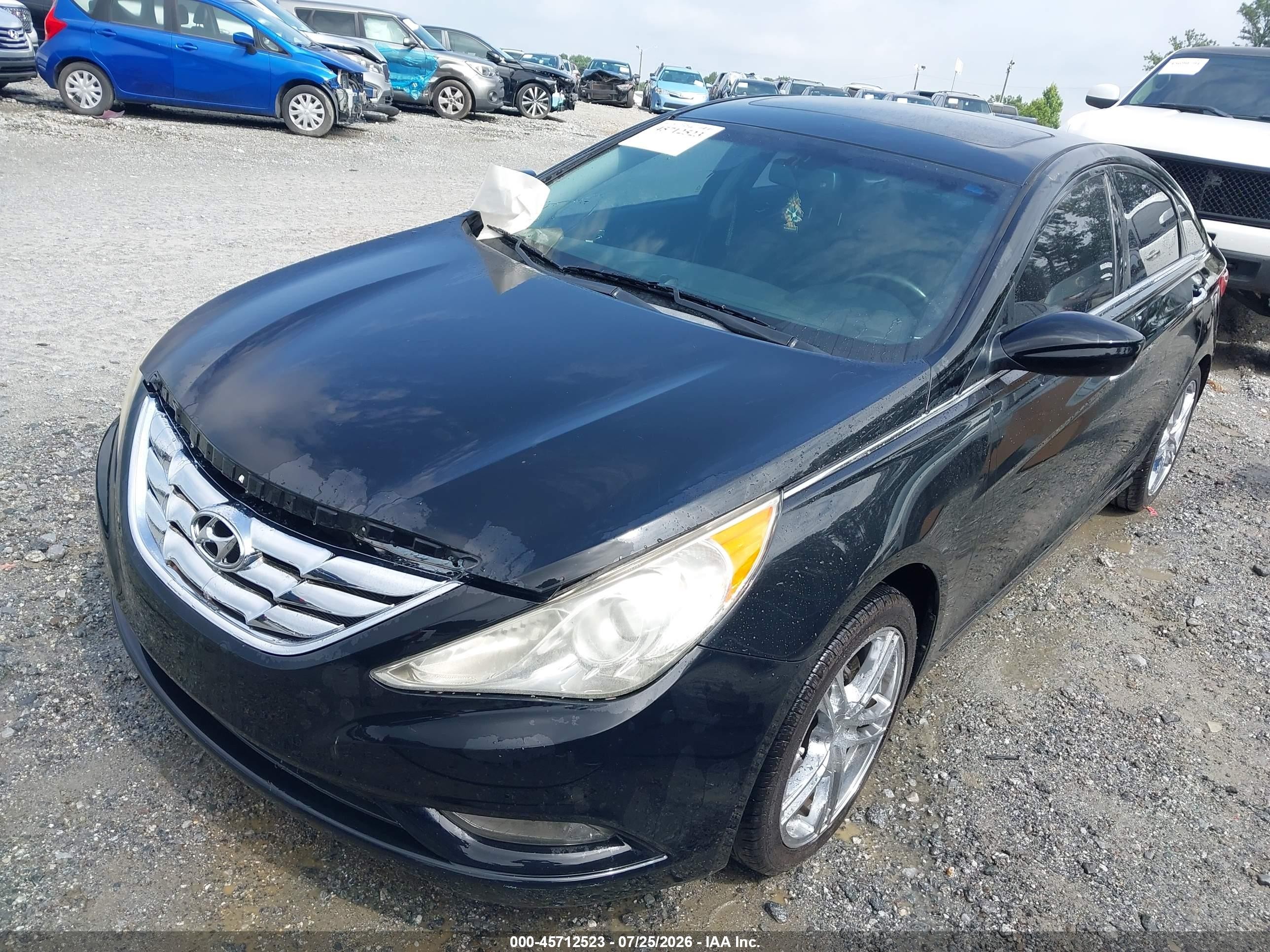 2012 Hyundai Sonata Se Черный vin: 5NPEC4AC5CH368923