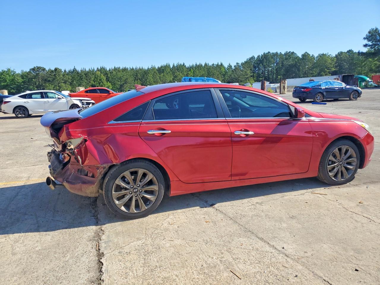 2012 Hyundai Sonata Red vin: 5NPEC4AC5CH373720
