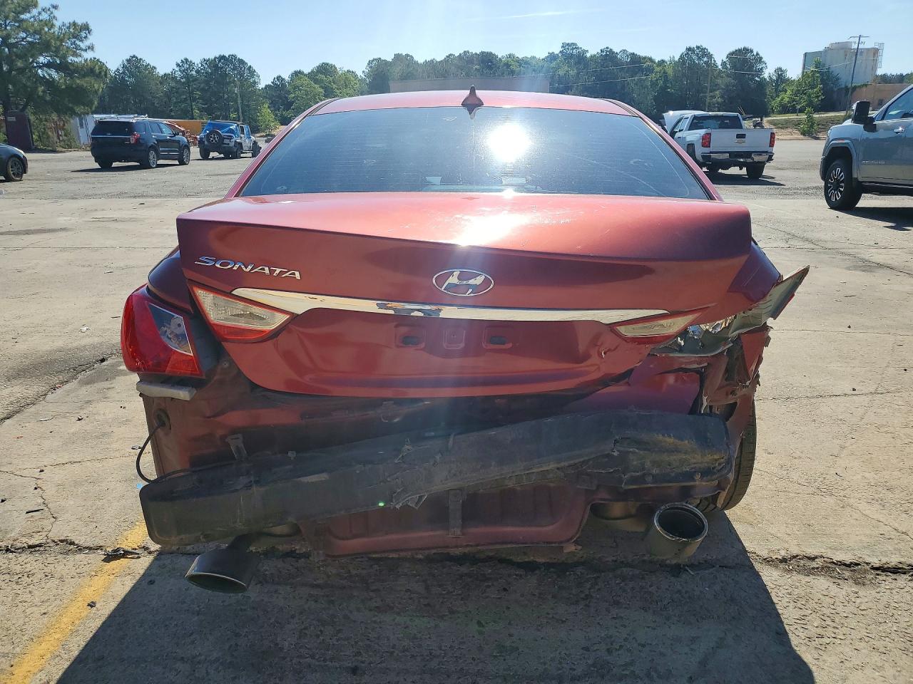 2012 Hyundai Sonata Red vin: 5NPEC4AC5CH373720