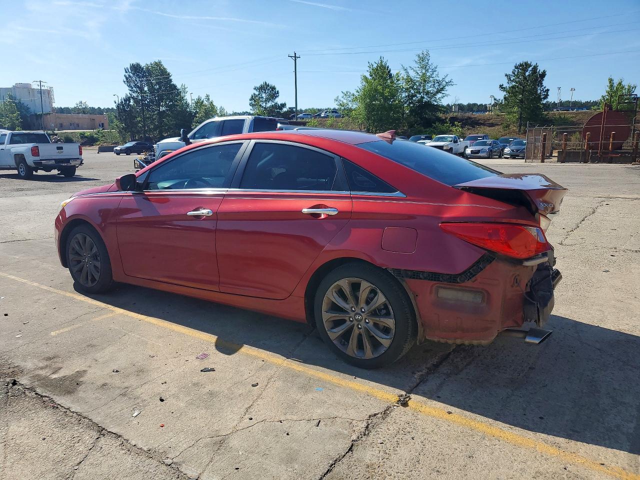 2012 Hyundai Sonata Red vin: 5NPEC4AC5CH373720