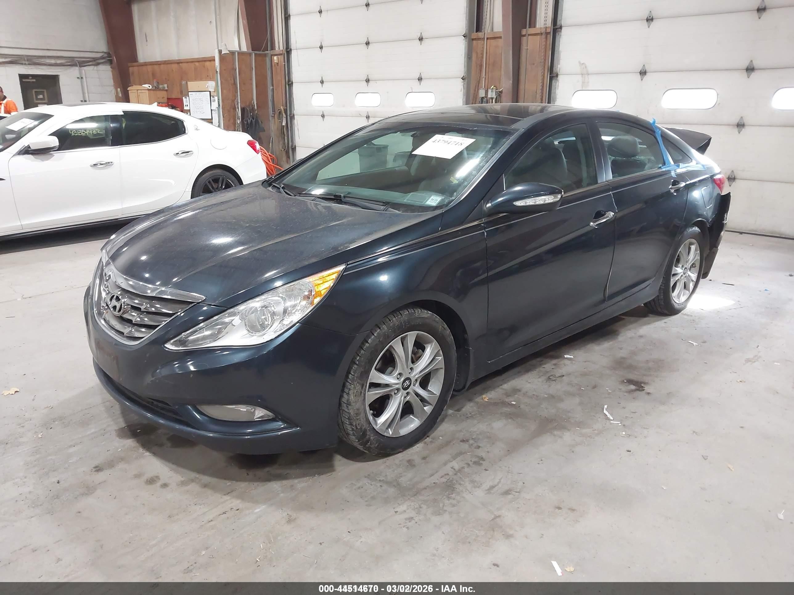 2012 Hyundai Sonata Limited Blue vin: 5NPEC4AC5CH377606