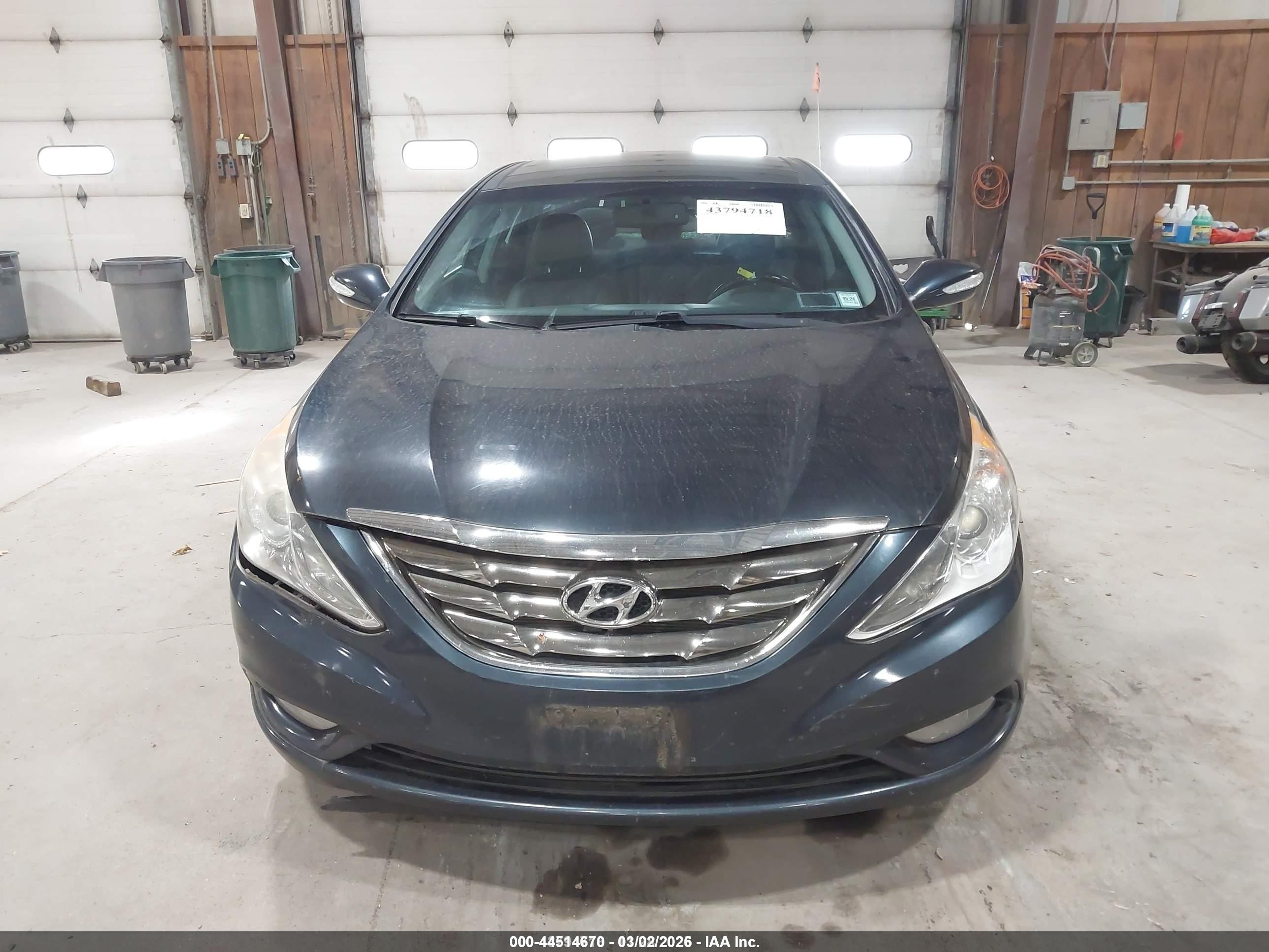 2012 Hyundai Sonata Limited Blue vin: 5NPEC4AC5CH377606
