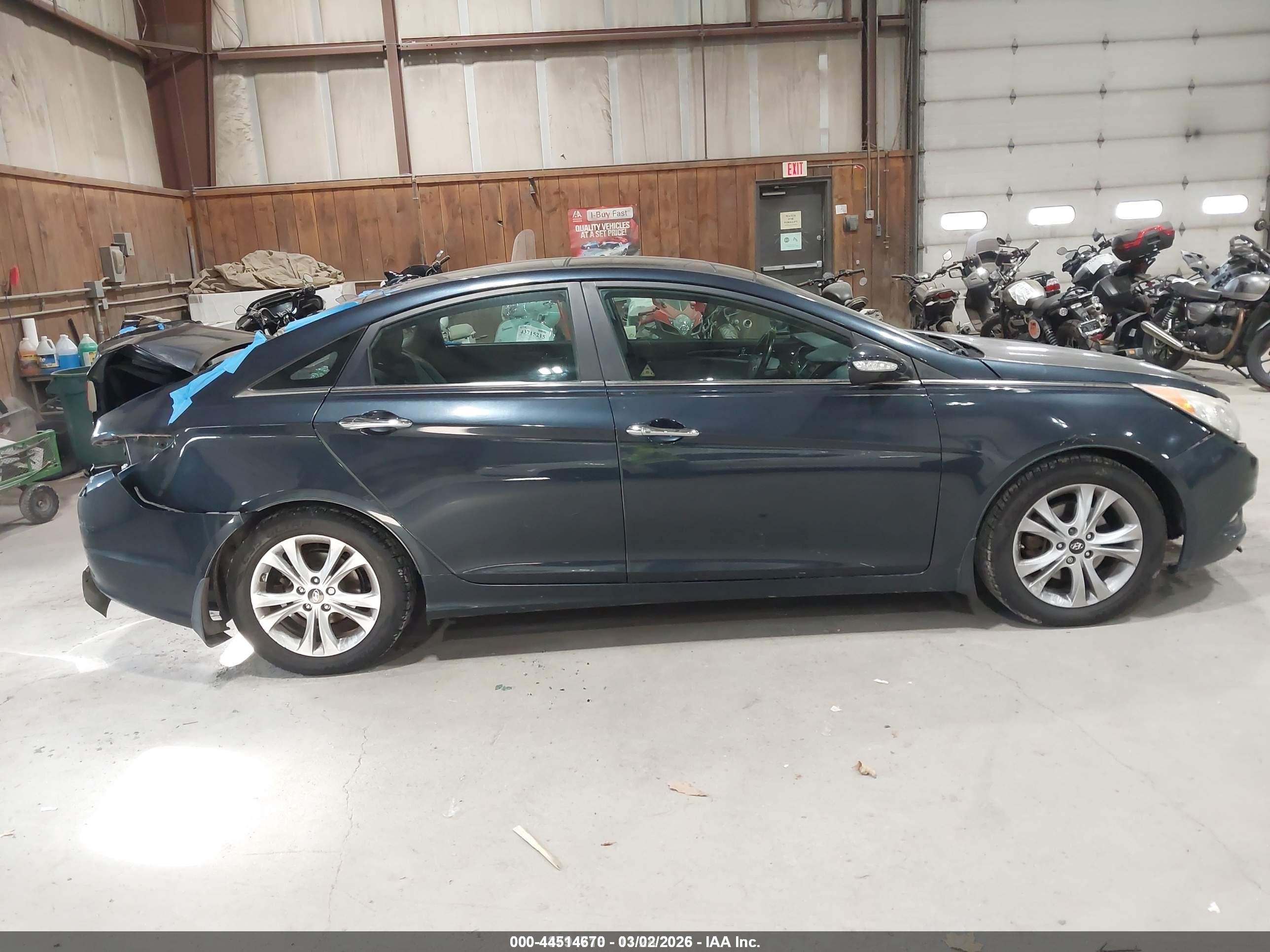2012 Hyundai Sonata Limited Blue vin: 5NPEC4AC5CH377606