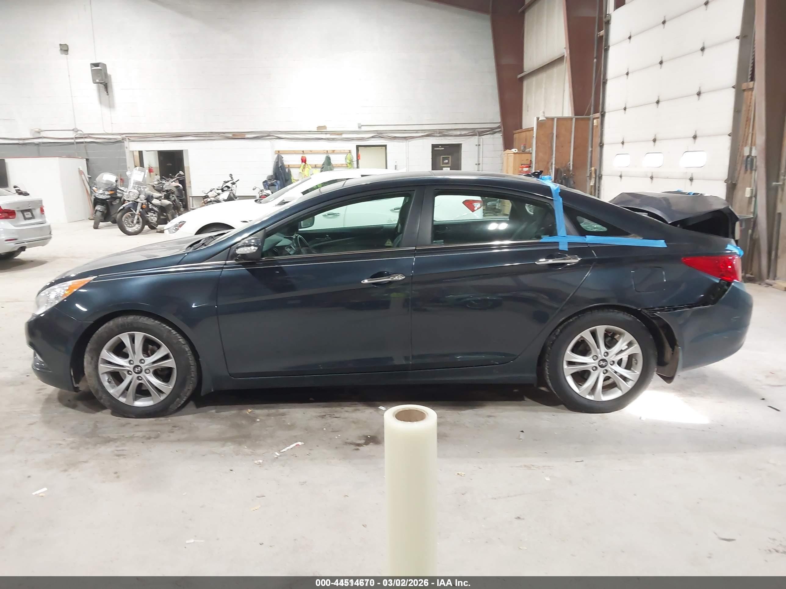 2012 Hyundai Sonata Limited Blue vin: 5NPEC4AC5CH377606