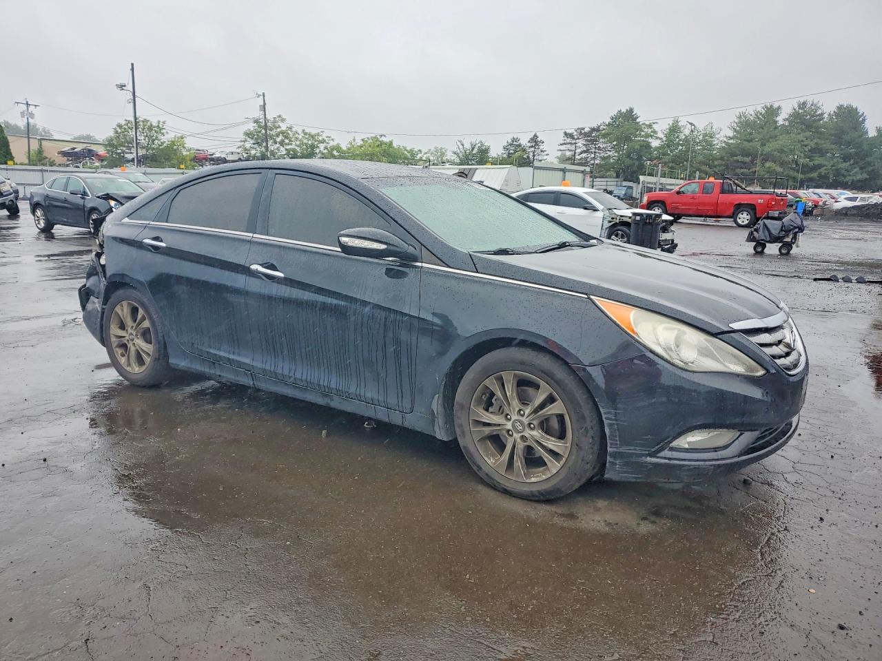 2012 Hyundai Sonata Limited Black vin: 5NPEC4AC5CH410166