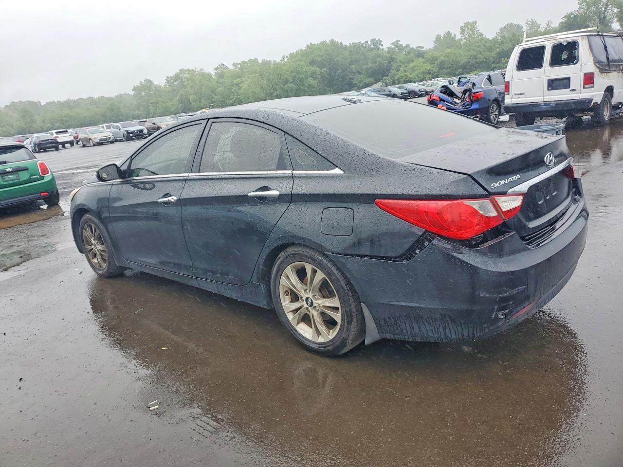2012 Hyundai Sonata Limited Black vin: 5NPEC4AC5CH410166
