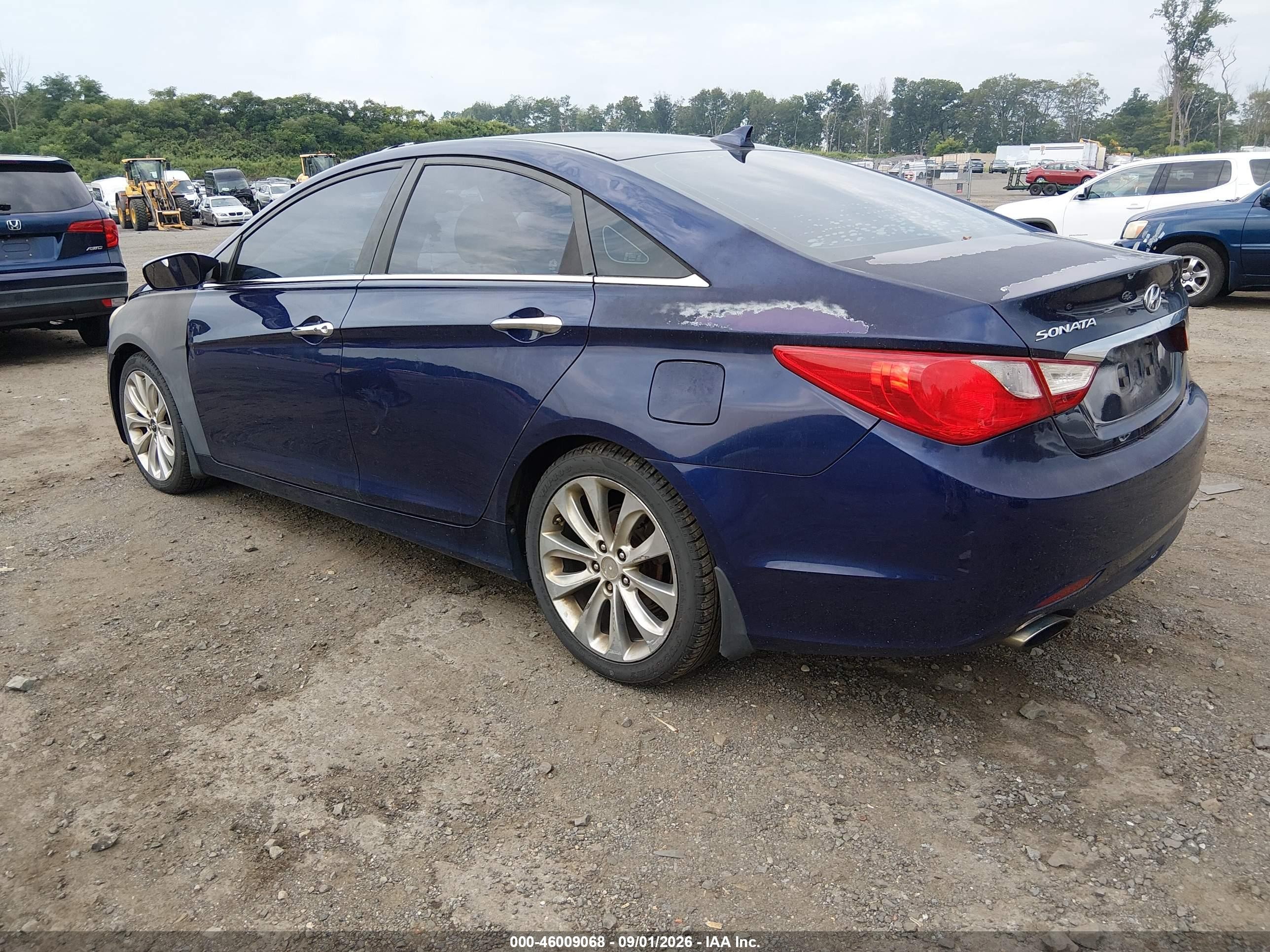2012 Hyundai Sonata Se Blue vin: 5NPEC4AC5CH412600