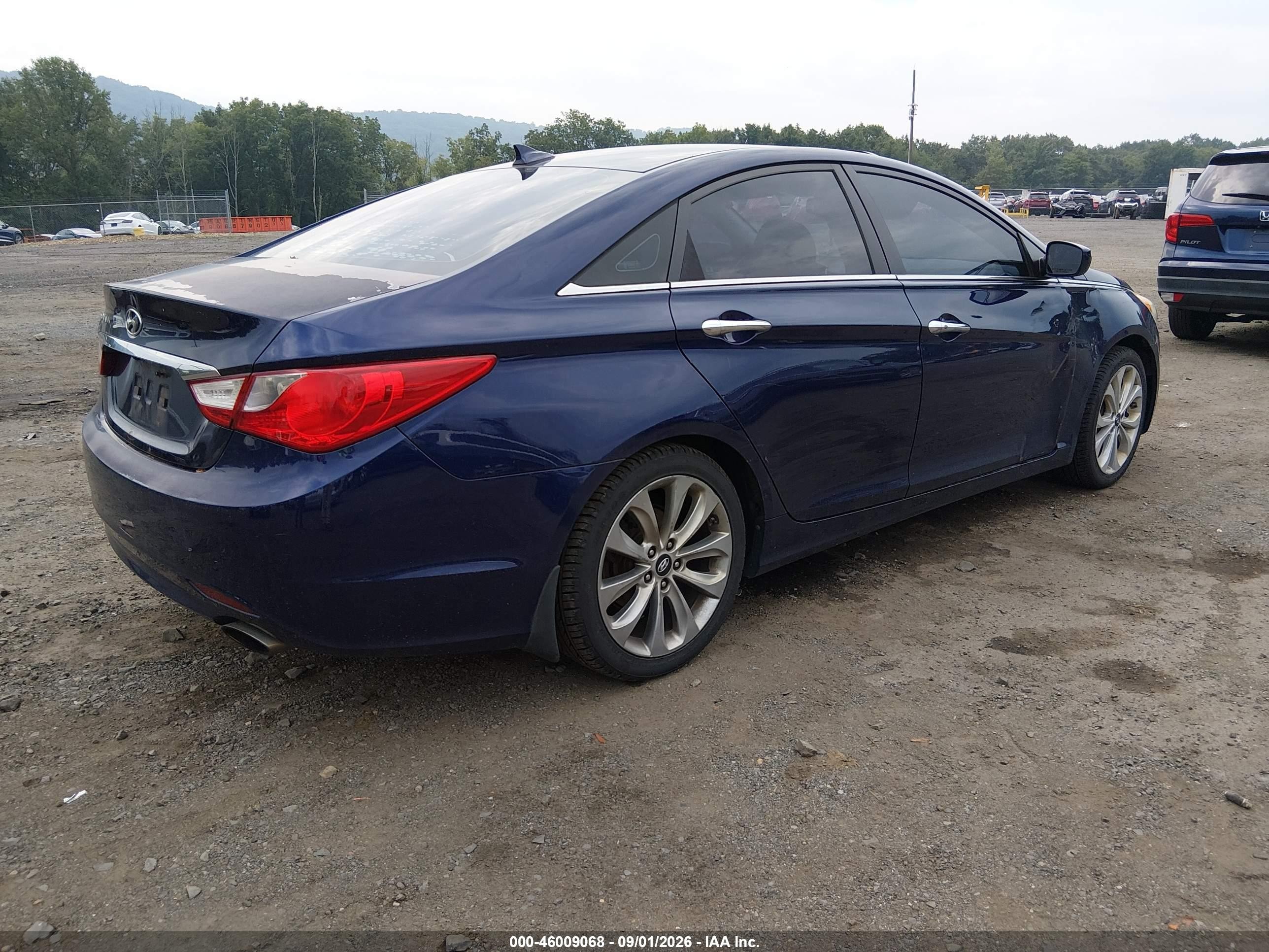 2012 Hyundai Sonata Se Blue vin: 5NPEC4AC5CH412600