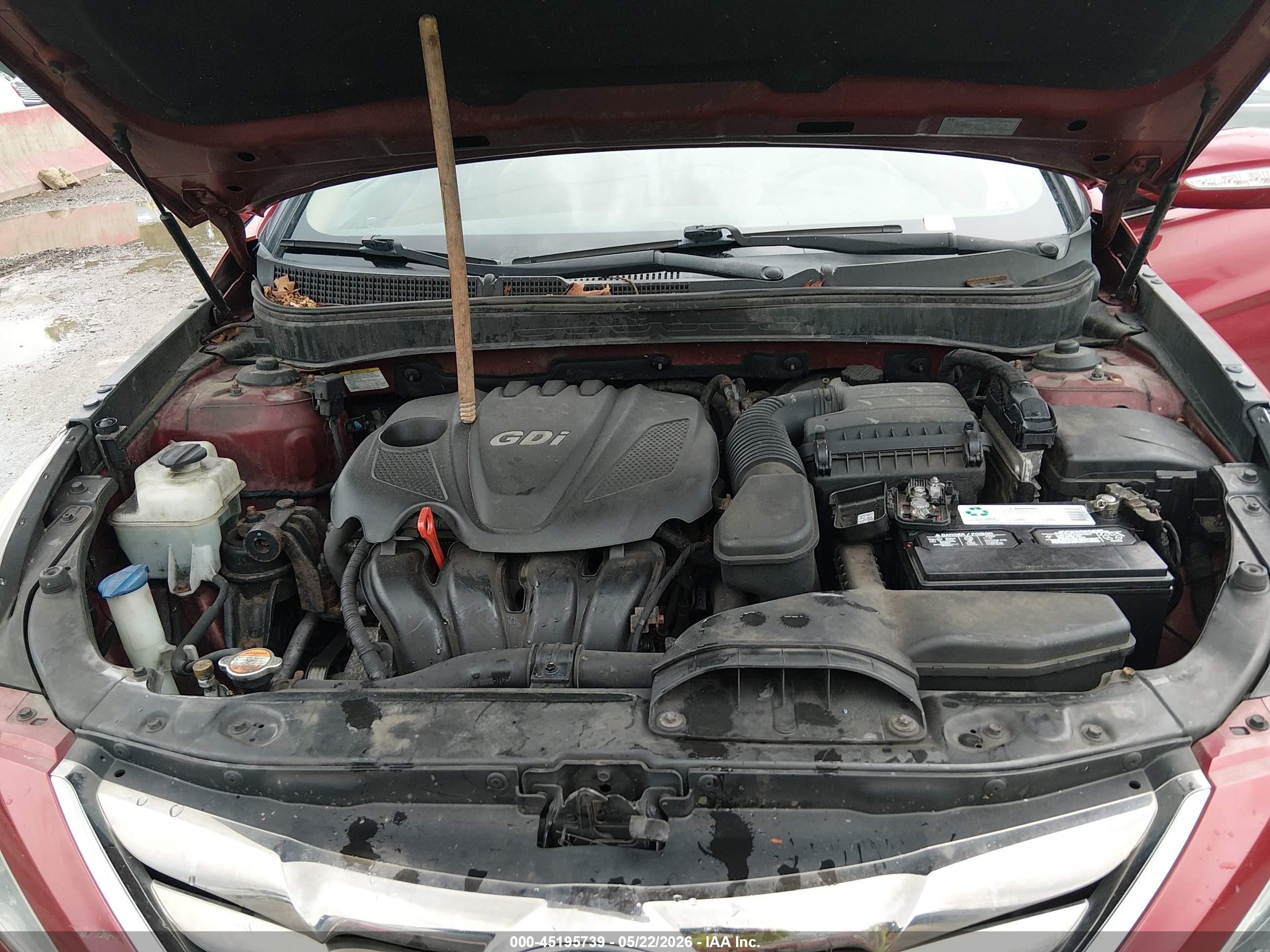 2012 Hyundai Sonata Limited Red vin: 5NPEC4AC5CH422317