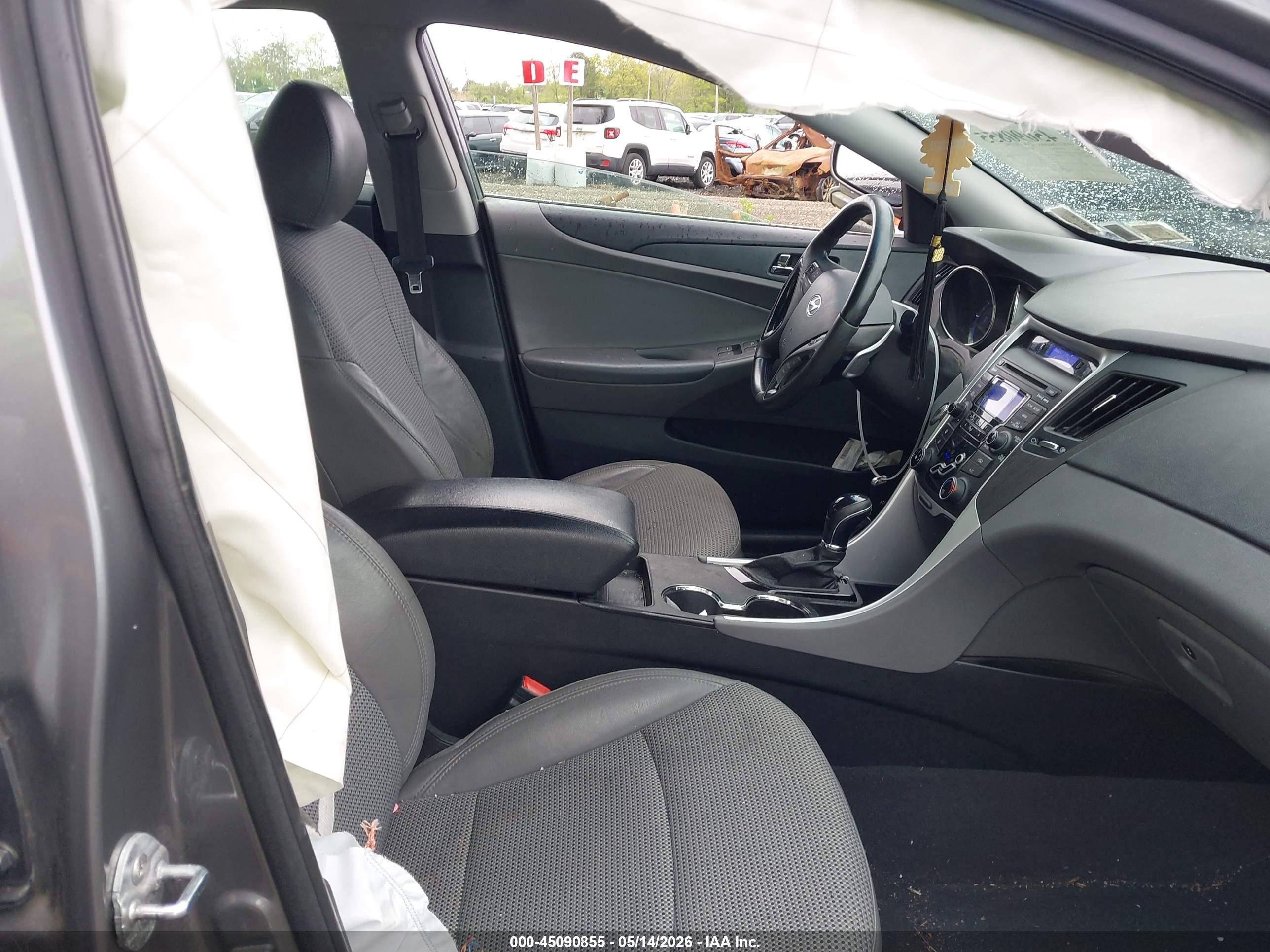 2012 Hyundai Sonata Se Gray vin: 5NPEC4AC5CH453809