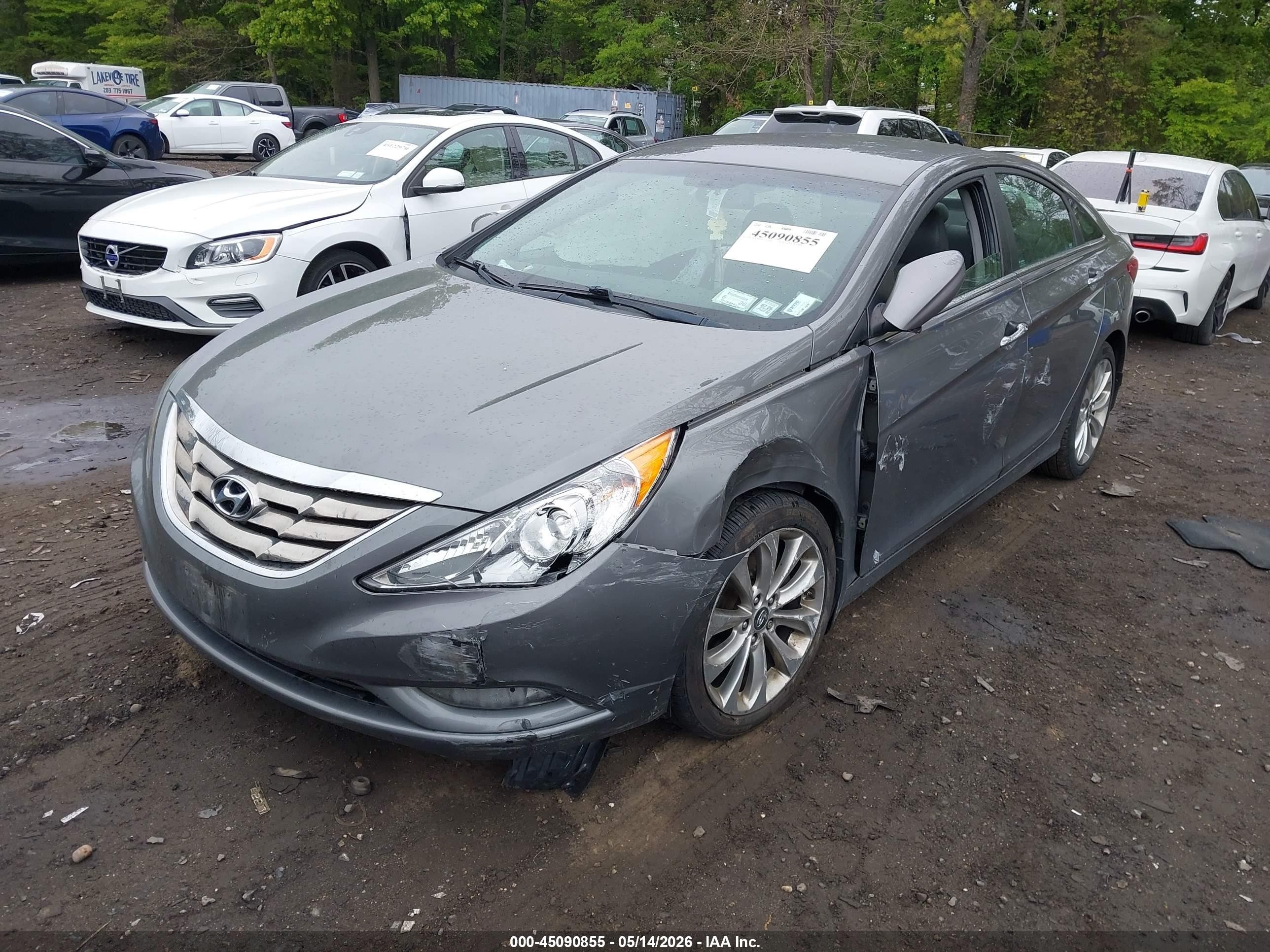 2012 Hyundai Sonata Se Gray vin: 5NPEC4AC5CH453809