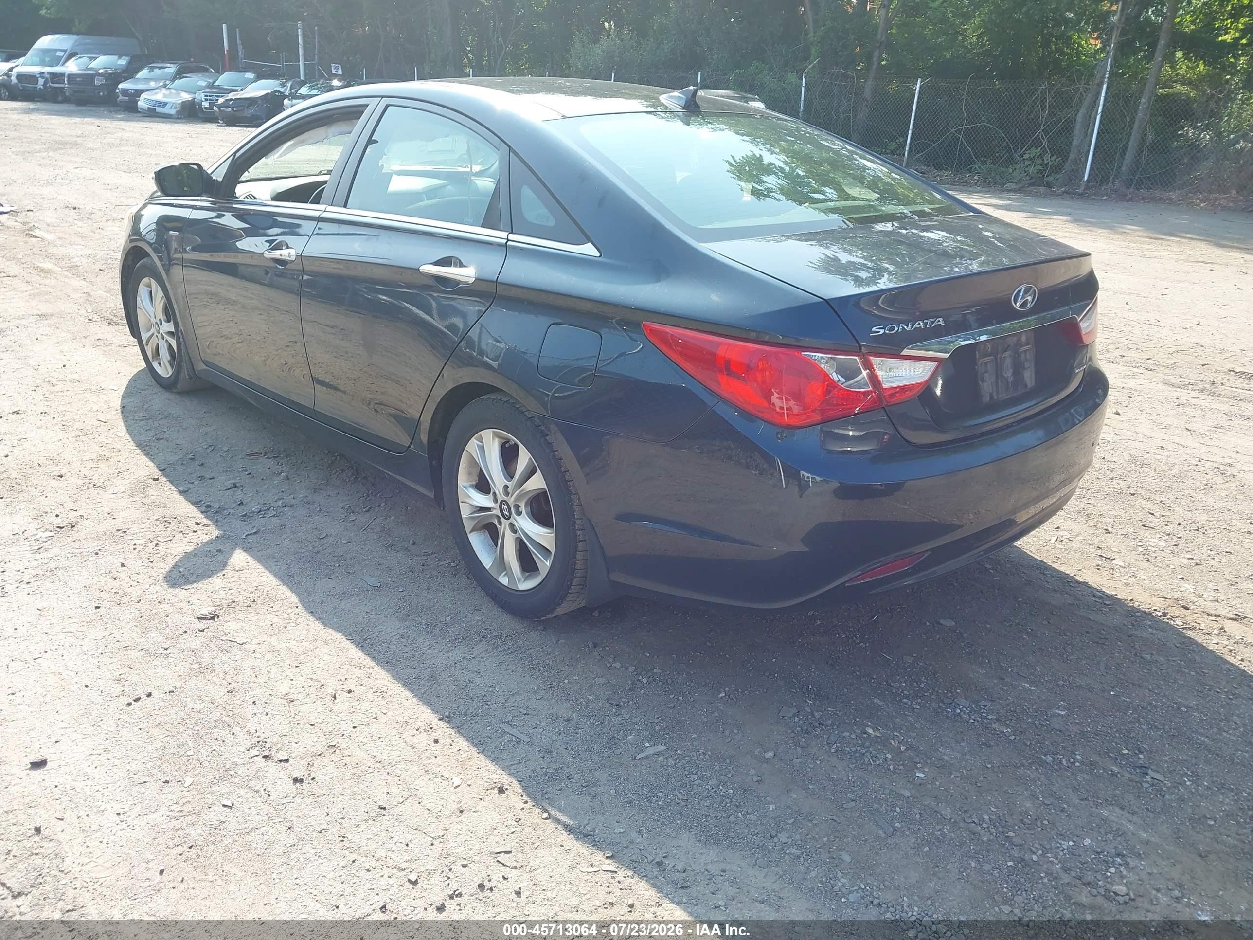 2012 Hyundai Sonata Limited Blue vin: 5NPEC4AC5CH481884