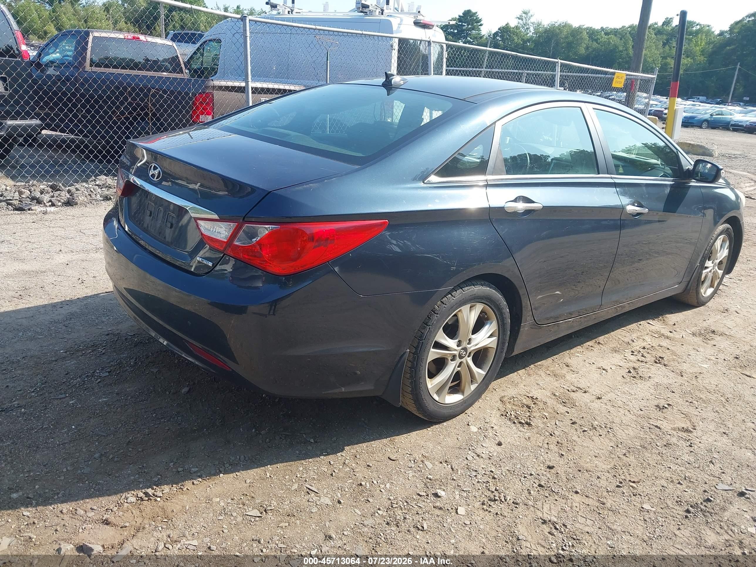 2012 Hyundai Sonata Limited Blue vin: 5NPEC4AC5CH481884