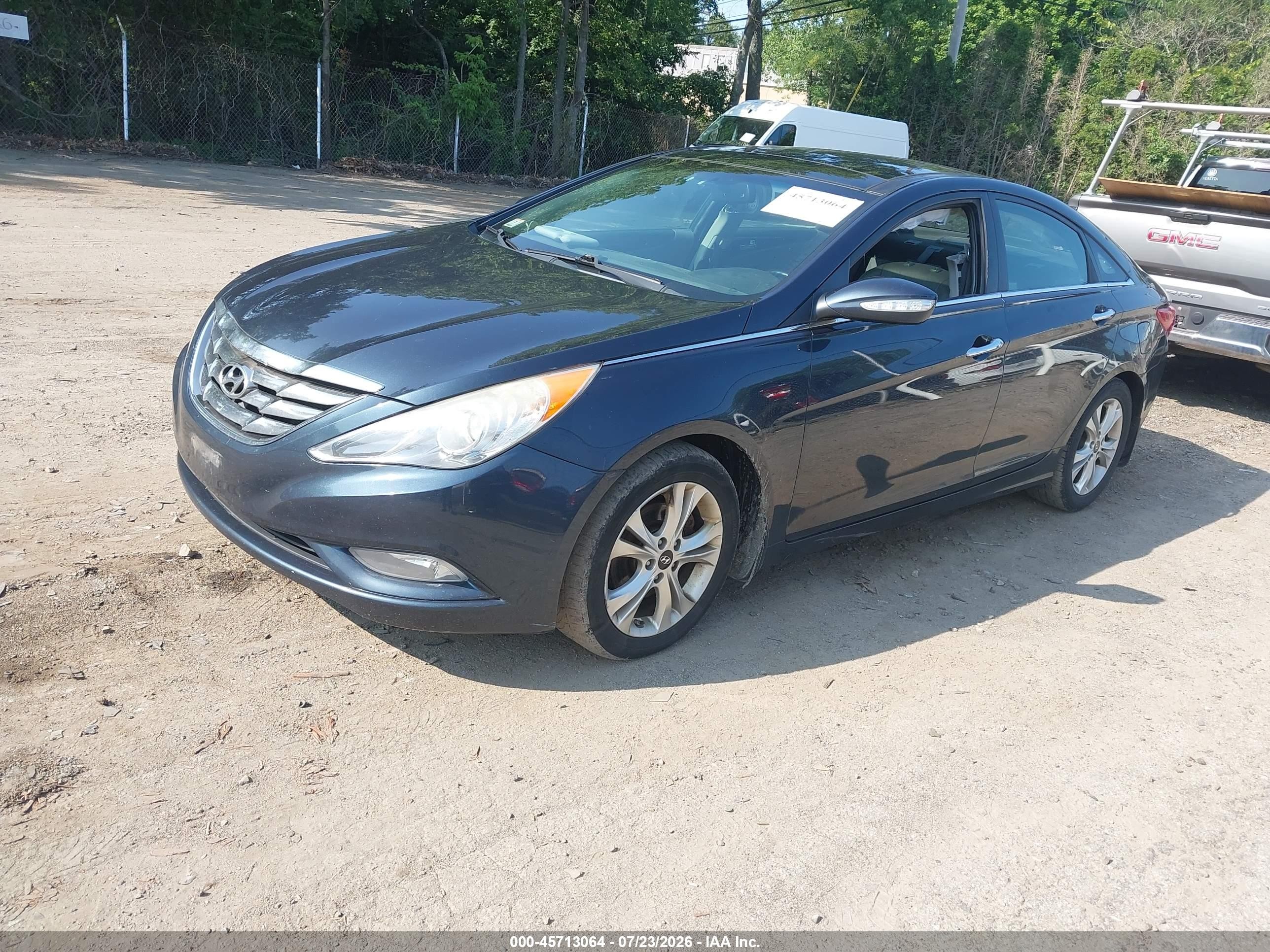 2012 Hyundai Sonata Limited Blue vin: 5NPEC4AC5CH481884